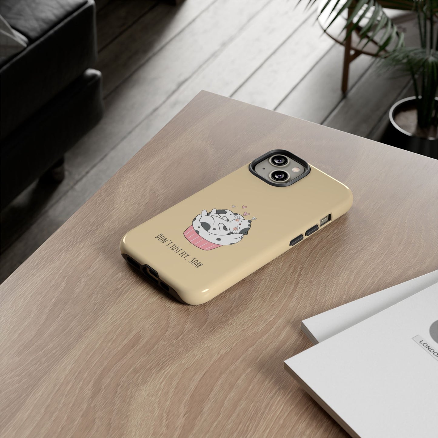 Tough Phone Case, Glossy Cute Design, Durable and Stylish, Trendy Smartphone Cover for Daily Use