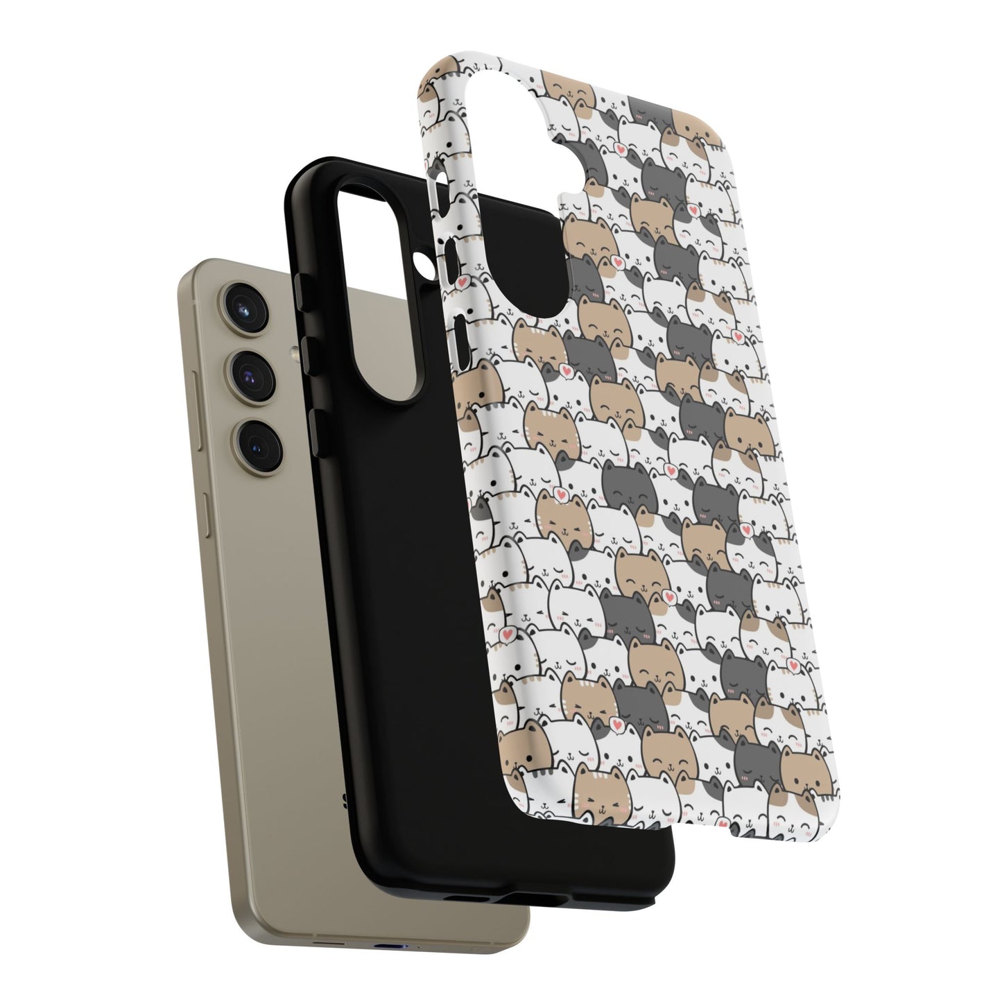 Tough Phone Case, Glossy Cute Finish, Durable and Stylish Design, Trendy Smartphone Protection