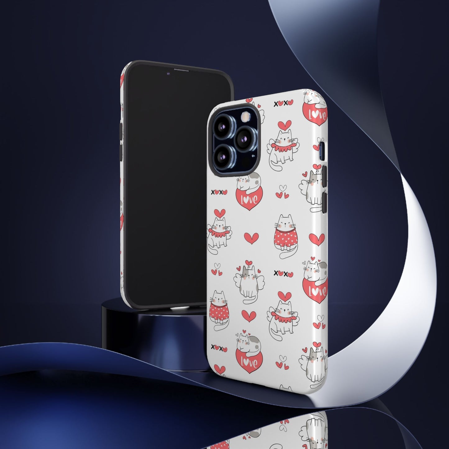 Durable Tough Phone Case, Trendy Glossy Cover, Stylish Cute Design, Perfect for Smartphone Protection