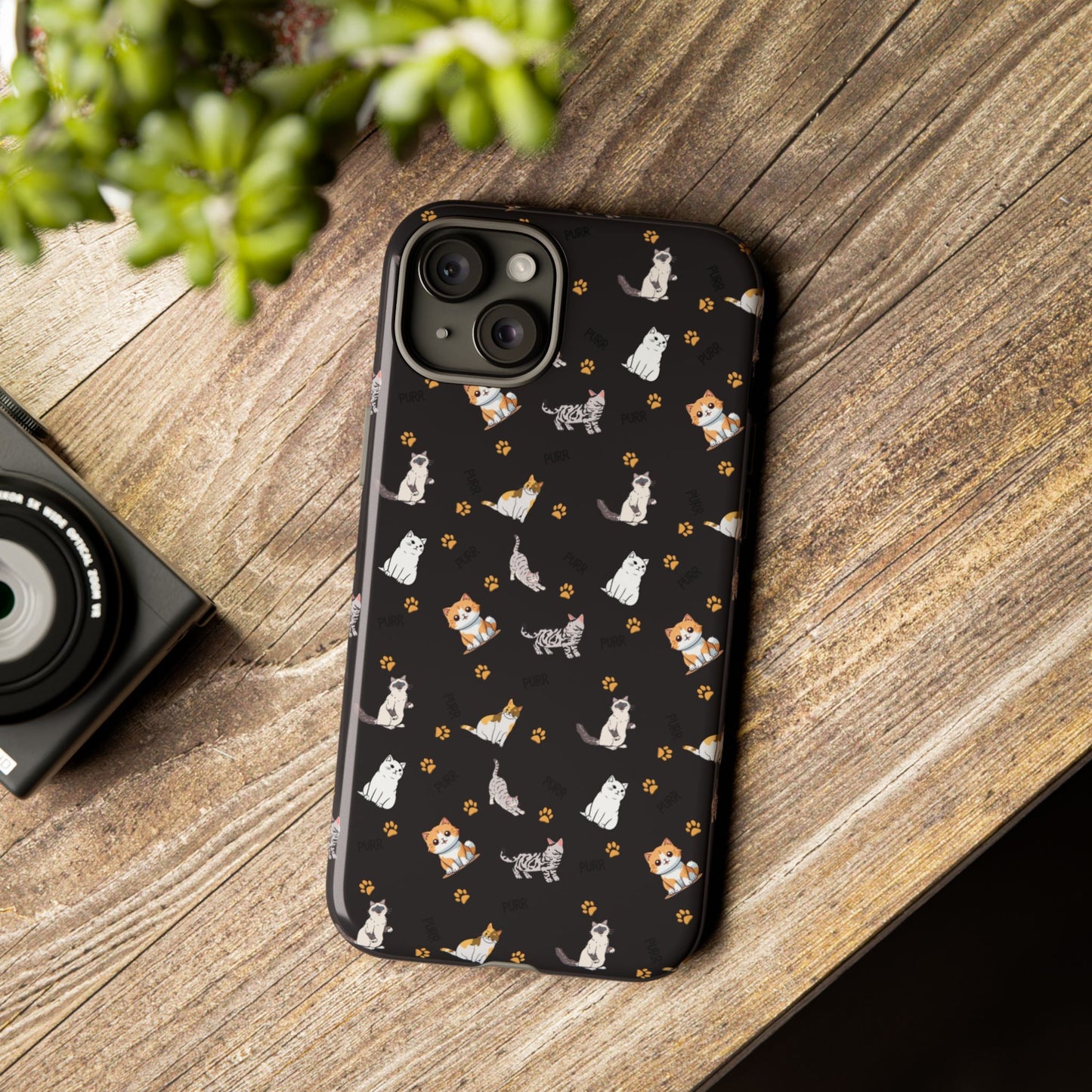 Durable Tough Phone Case, Stylish Glossy Finish, Trendy Cute Design, Everyday Protection for Smartphones