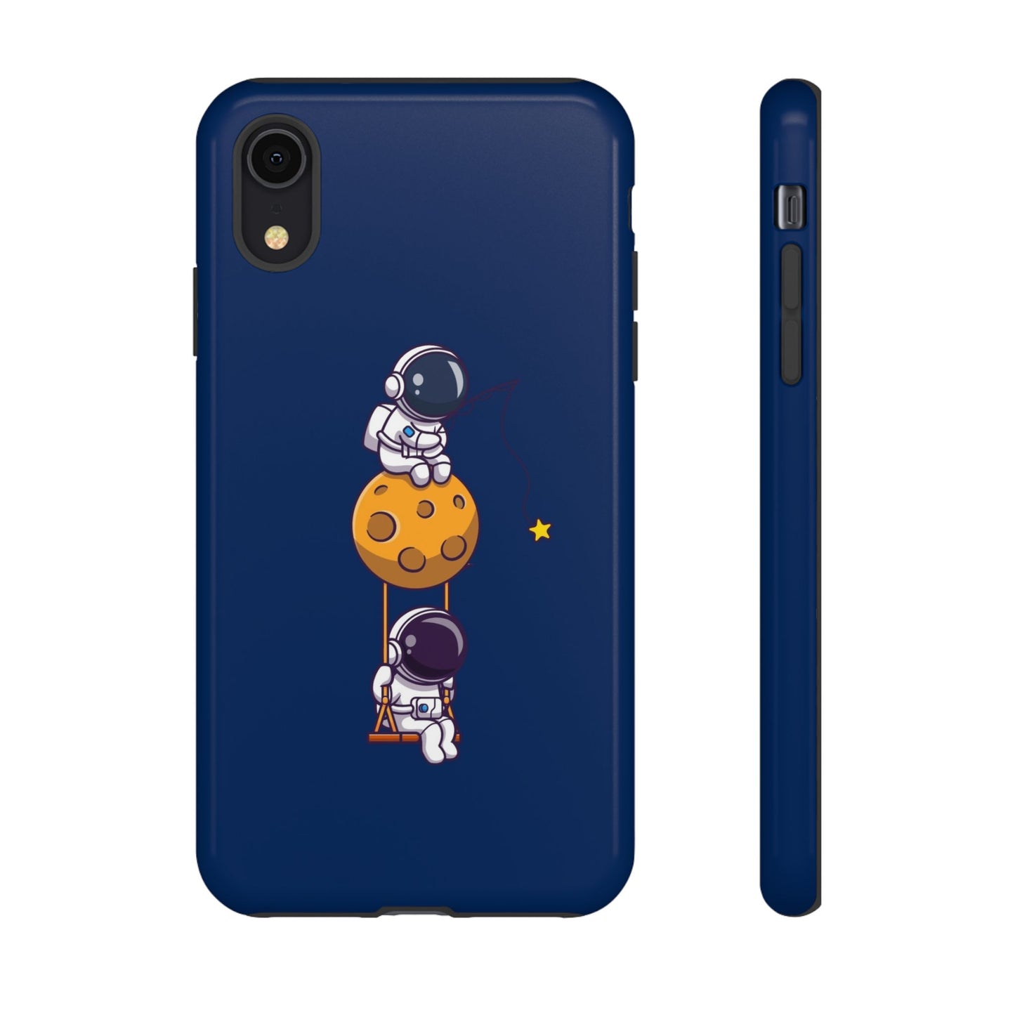 Astronaut Adventure Phone Case - Galaxy Design with Space Explorers