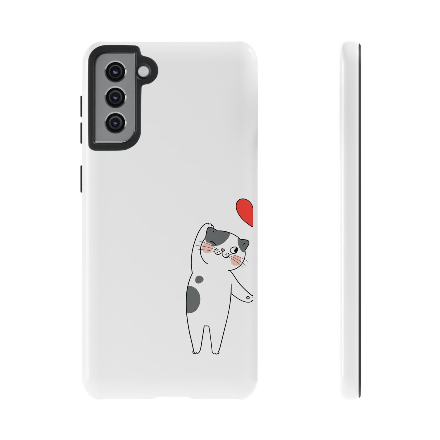 Tough Phone Case, Durable and Trendy Glossy Finish, Cute Stylish Design, Everyday Smartphone Protection