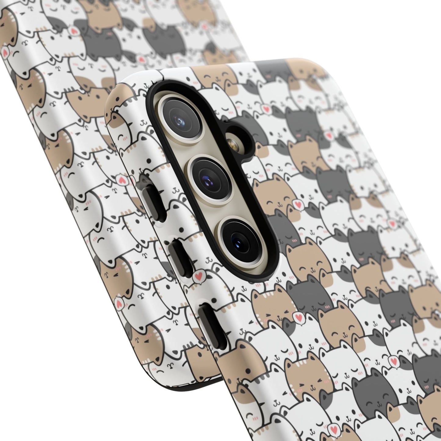 Tough Phone Case, Glossy Cute Finish, Durable and Stylish Design, Trendy Smartphone Protection