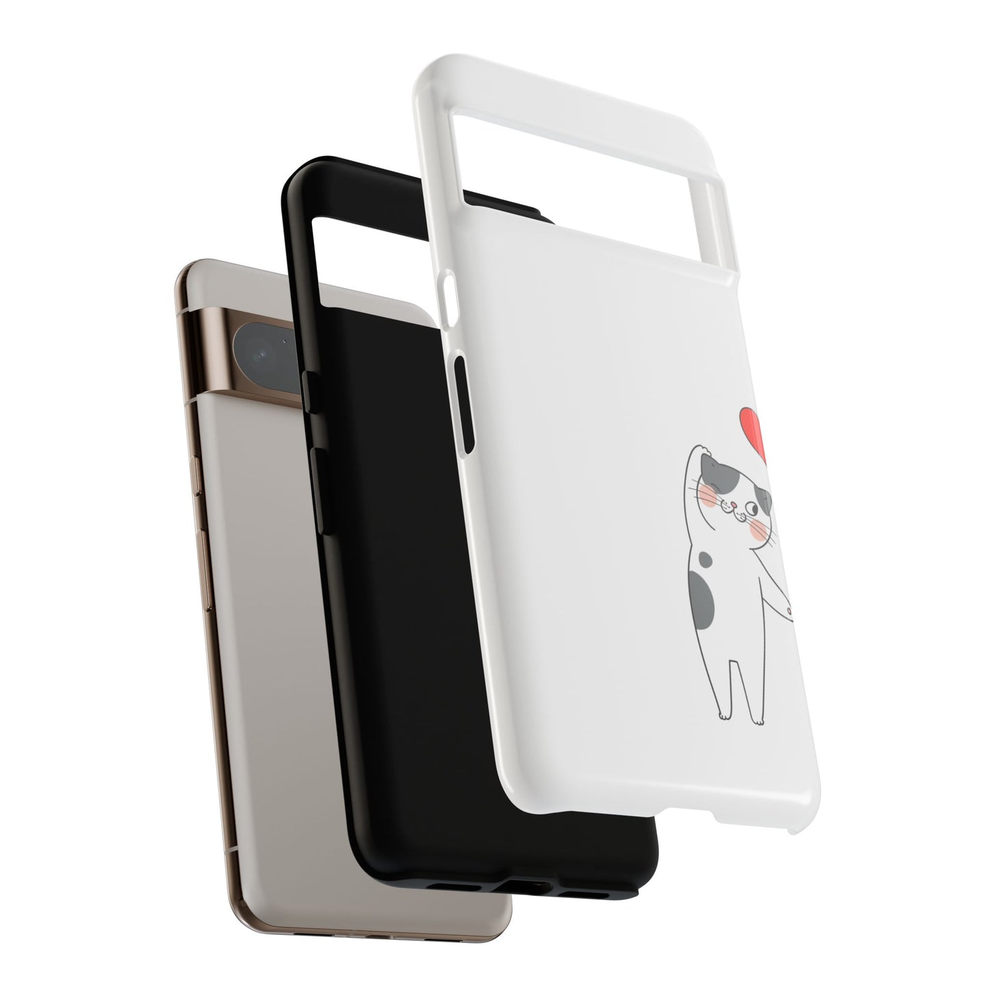 Tough Phone Case, Durable and Trendy Glossy Finish, Cute Stylish Design, Everyday Smartphone Protection