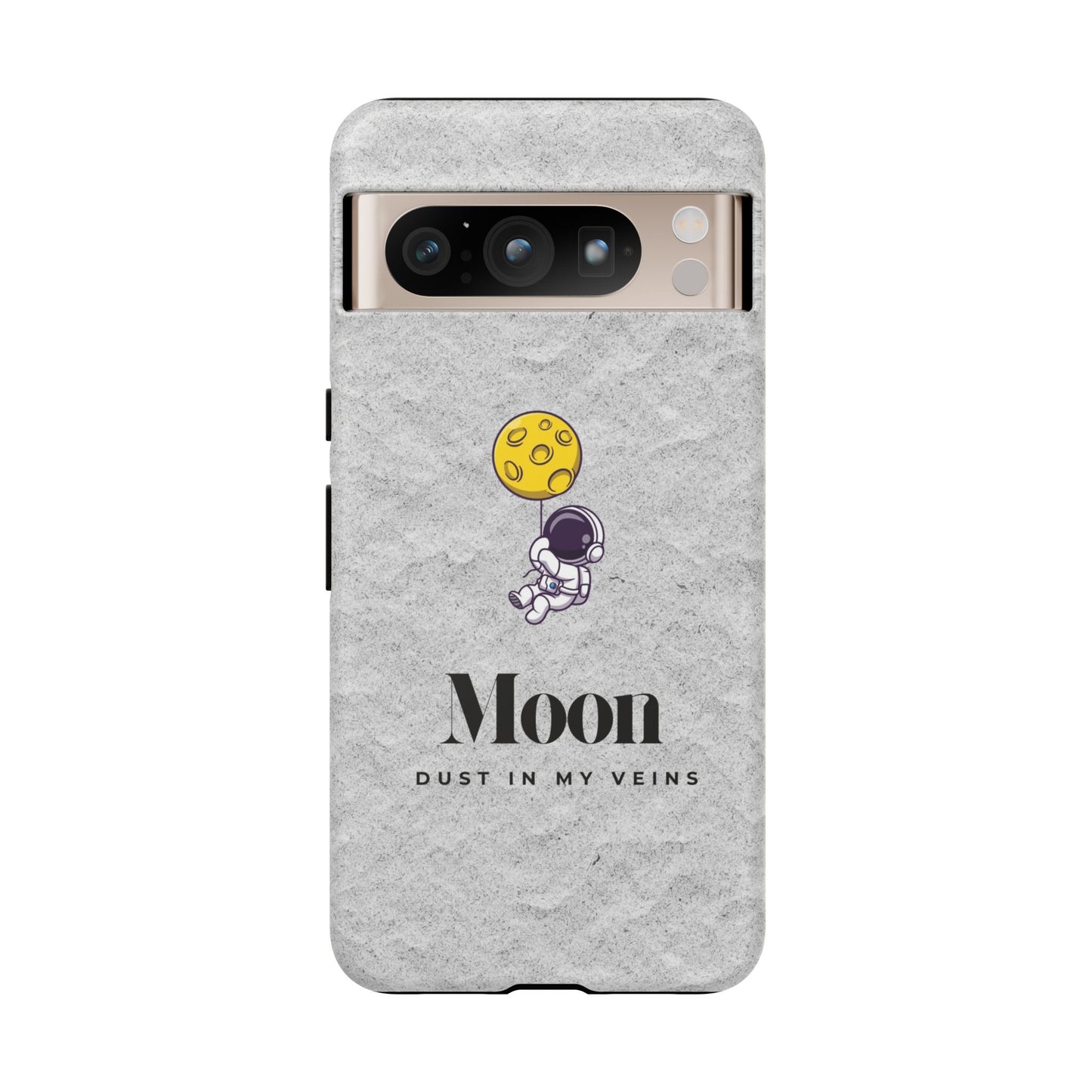 Astronaut Moon Phone Case - "Dust in My Veins" Durable Tough Case