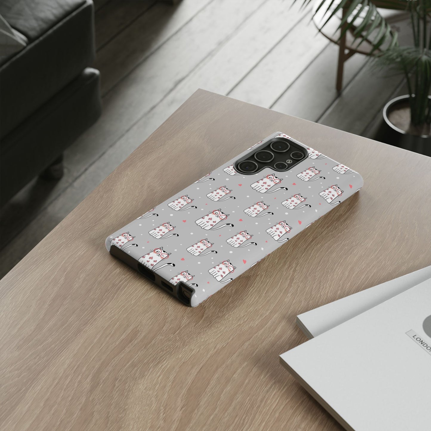 Durable Tough Phone Case, Stylish Glossy Cover, Trendy Cute Design, Perfect for Smartphone Use