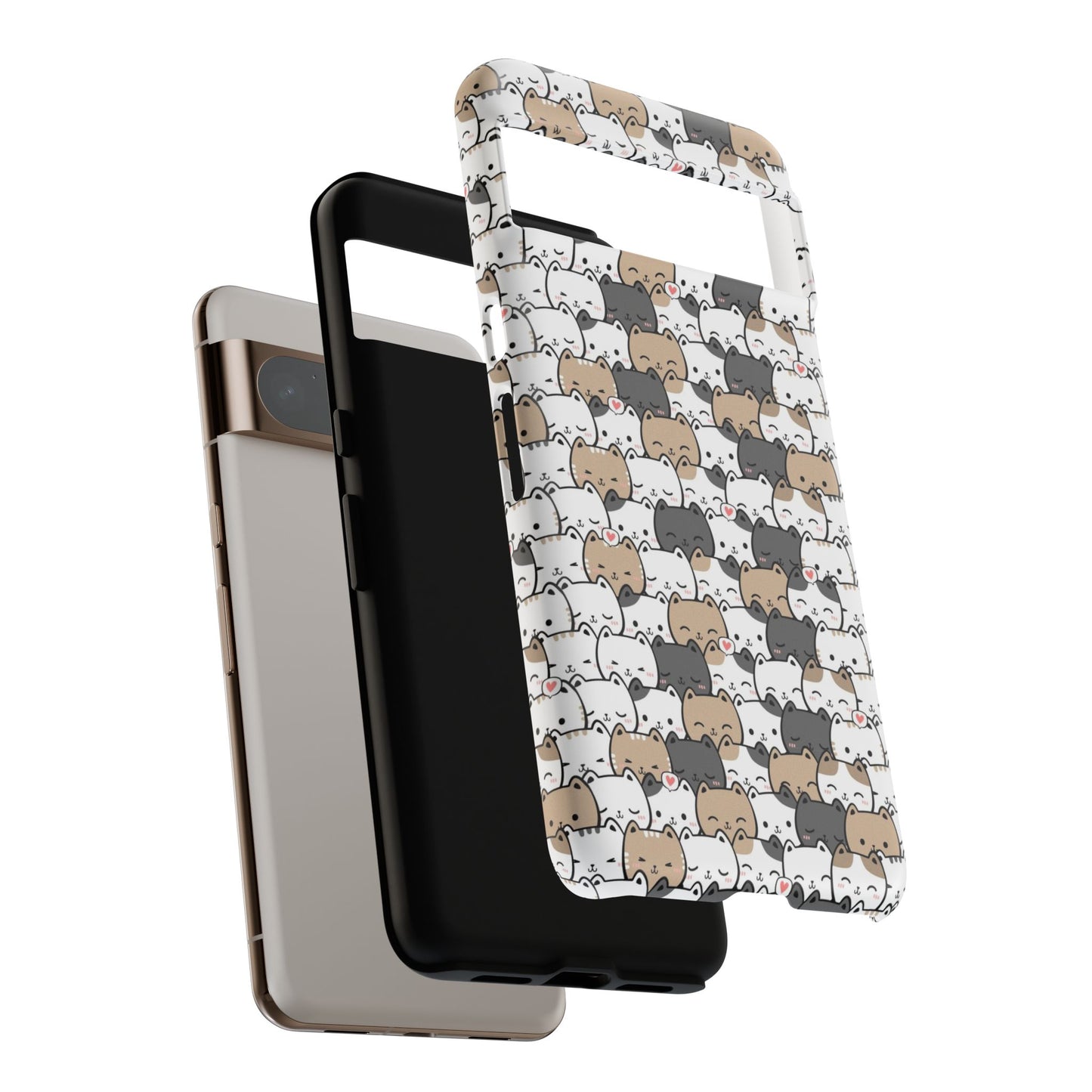 Tough Phone Case, Glossy Cute Finish, Durable and Stylish Design, Trendy Smartphone Protection
