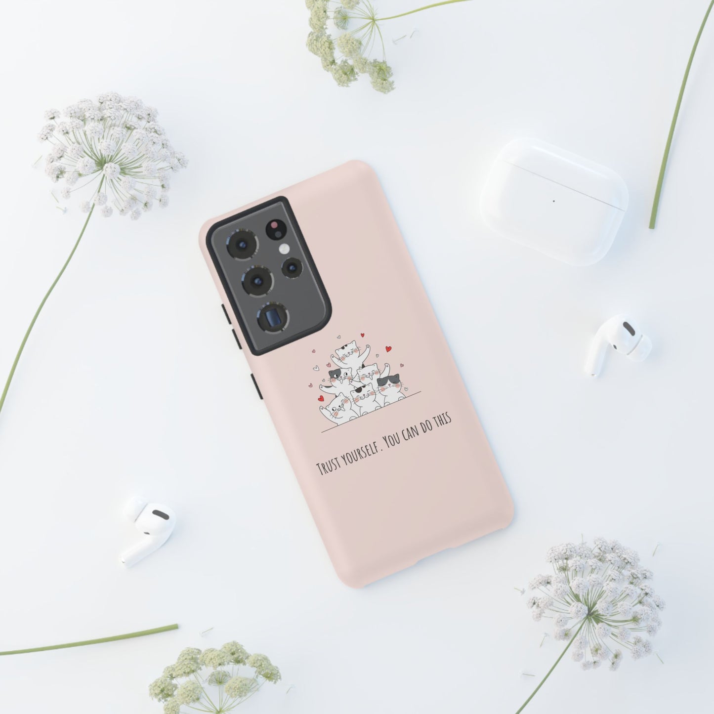 Tough Phone Case, Stylish Glossy Finish, Durable Design, Cute and Trendy Cover for Smartphones