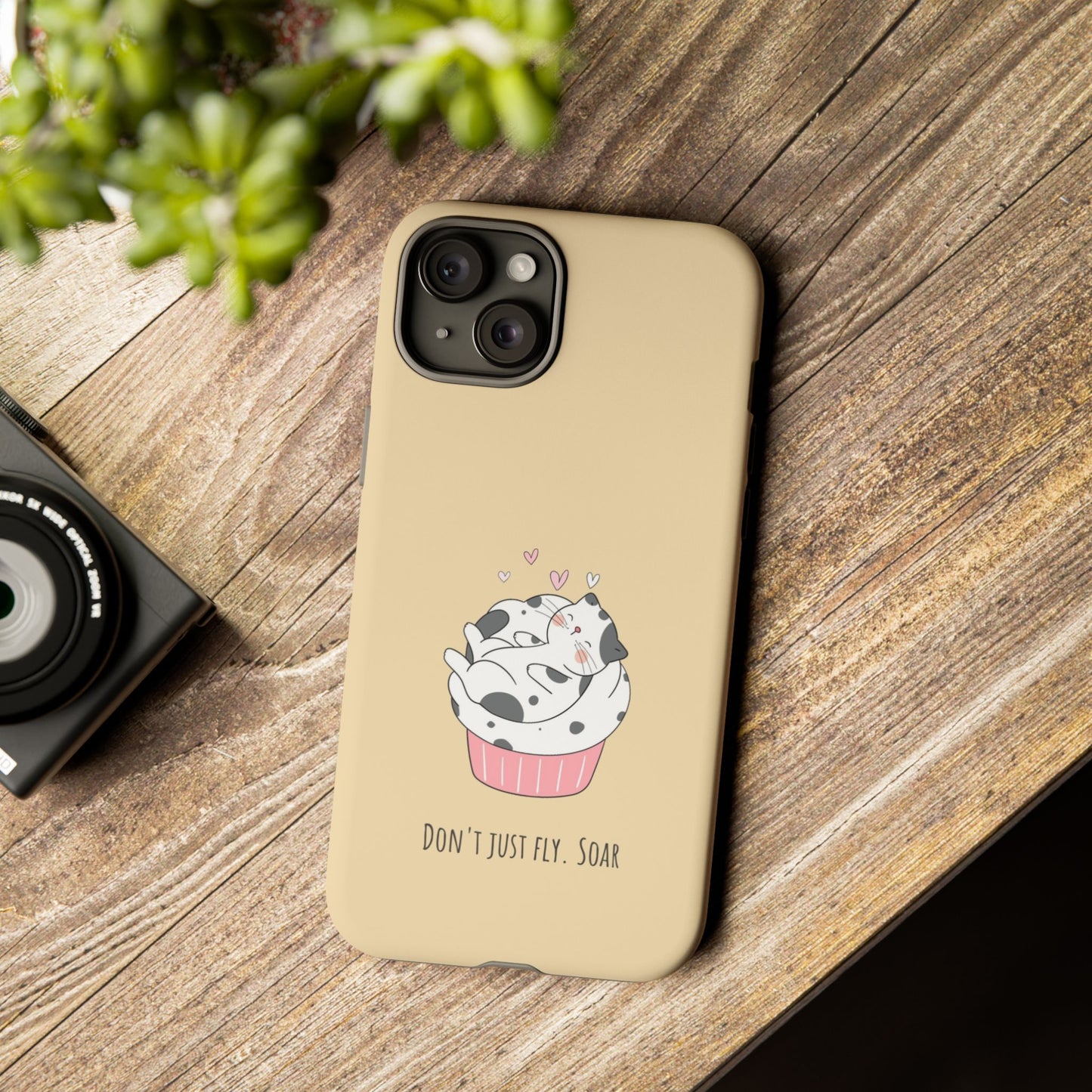 Tough Phone Case, Glossy Cute Design, Durable and Stylish, Trendy Smartphone Cover for Daily Use