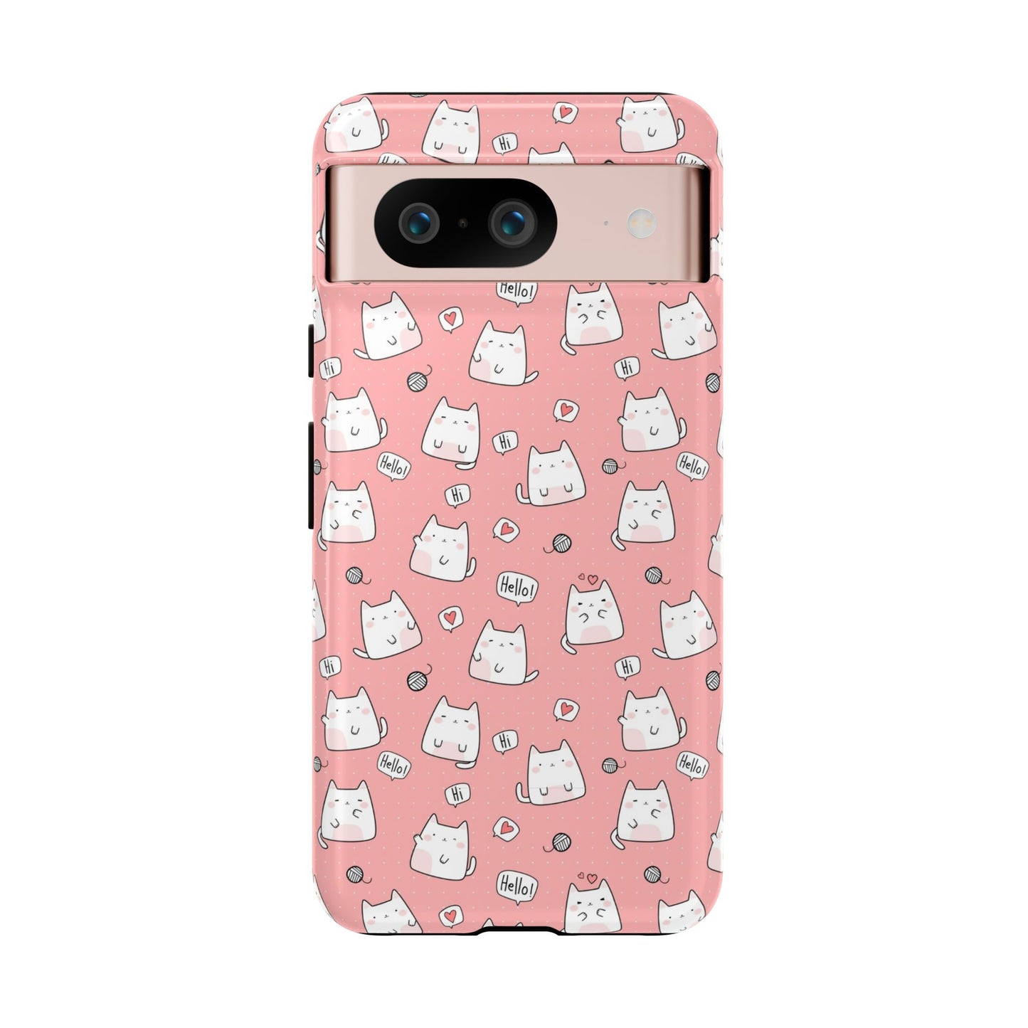 Tough Phone Case, Durable Glossy Cover, Trendy Stylish Design, Cute Protection for Smartphones