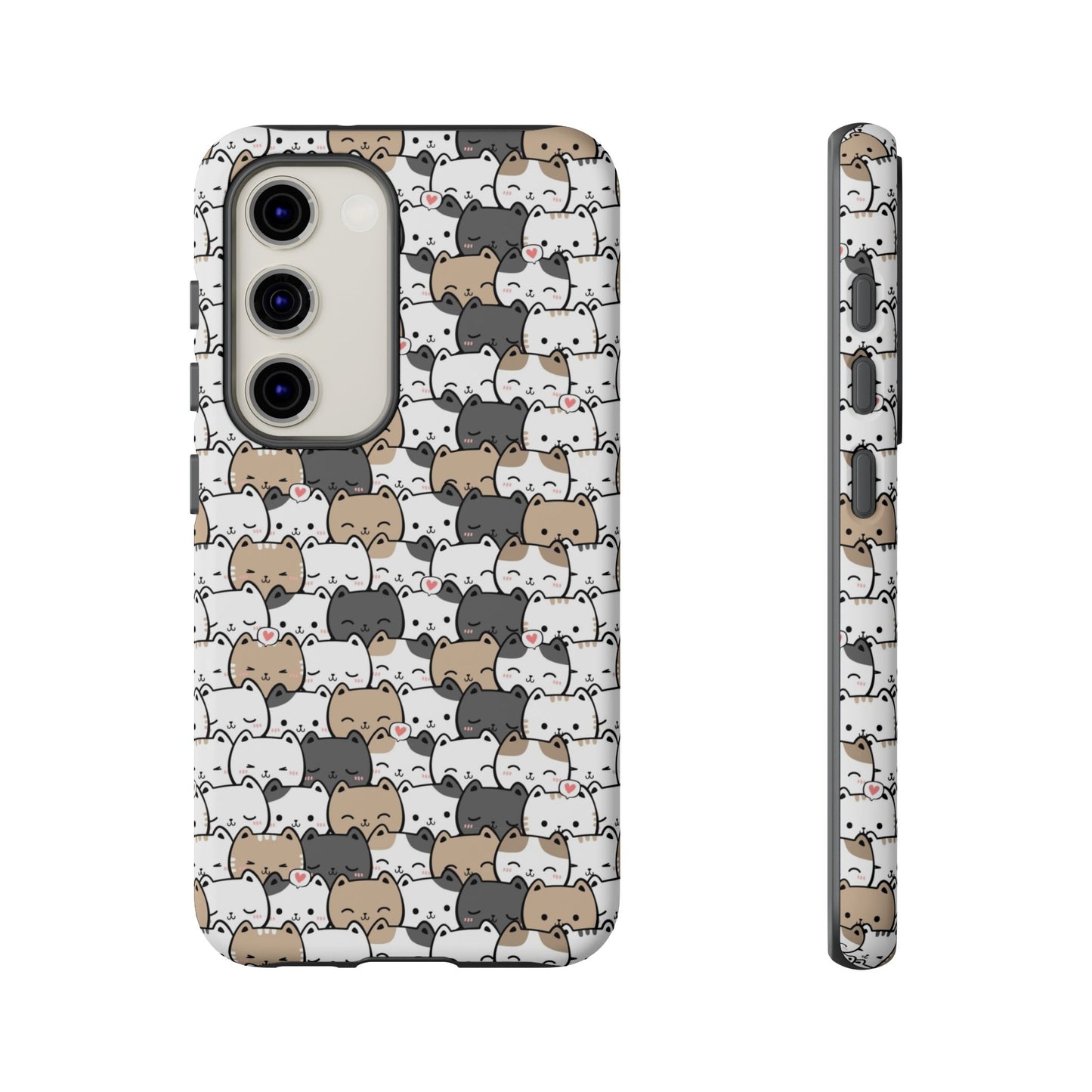 Tough Phone Case, Glossy Cute Finish, Durable and Stylish Design, Trendy Smartphone Protection