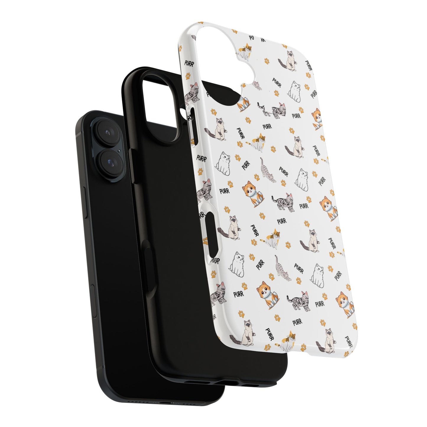 Tough Phone Case, Glossy Finish, Trendy and Cute, Durable Smartphone Protection for Daily Us