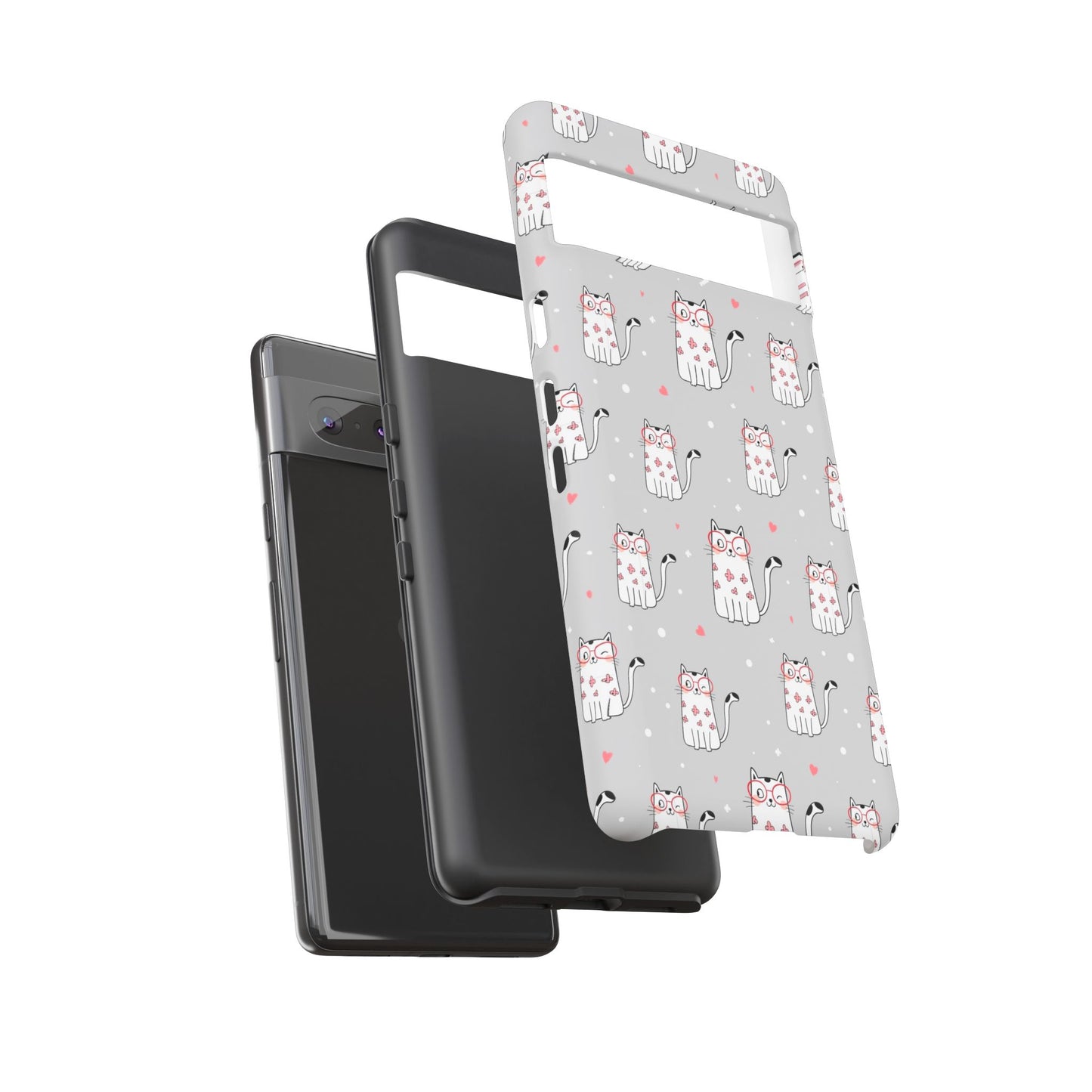 Durable Tough Phone Case, Stylish Glossy Cover, Trendy Cute Design, Perfect for Smartphone Use