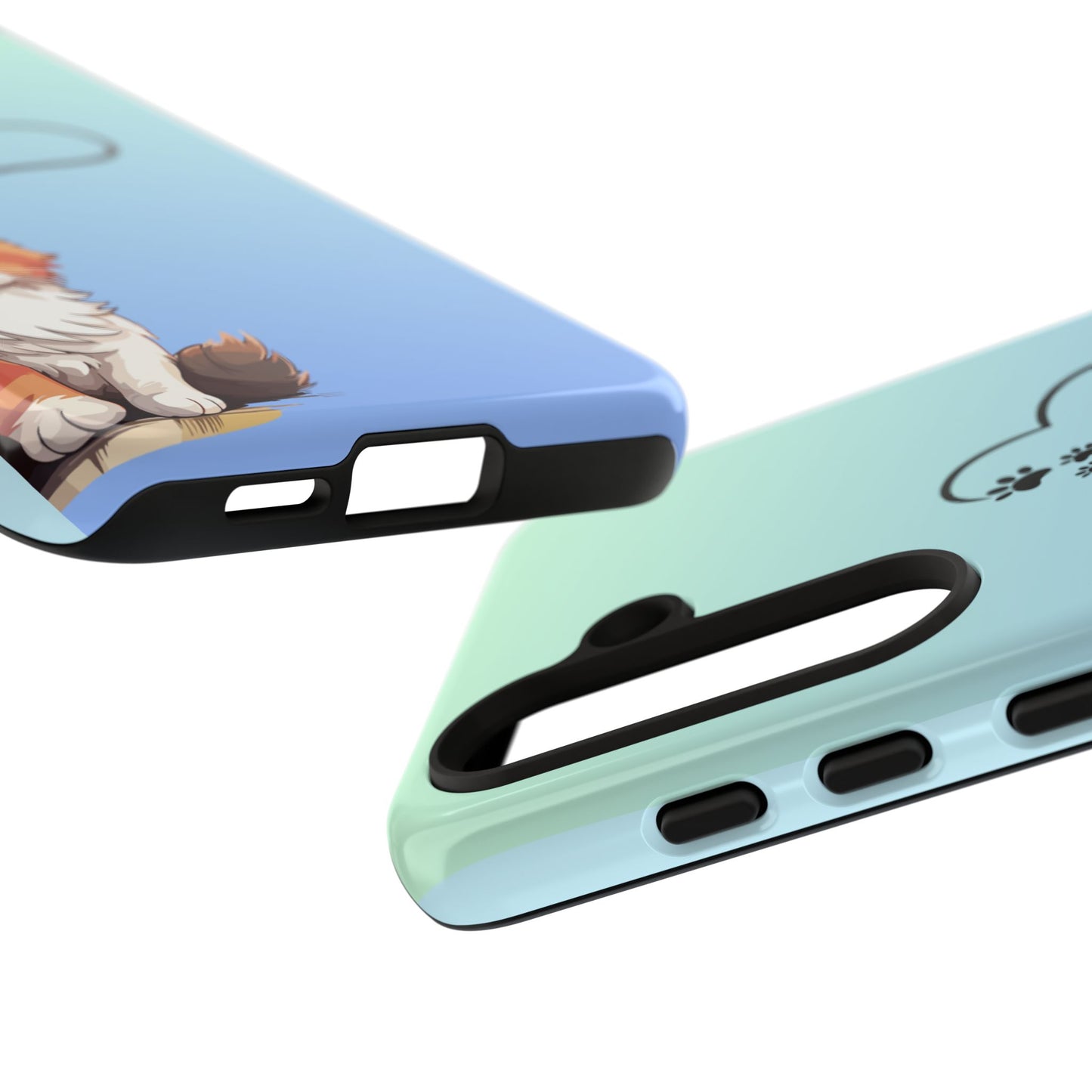 Trendy Tough Phone Case, Glossy Finish, Durable and Stylish, Cute Design for Smartphone Protection