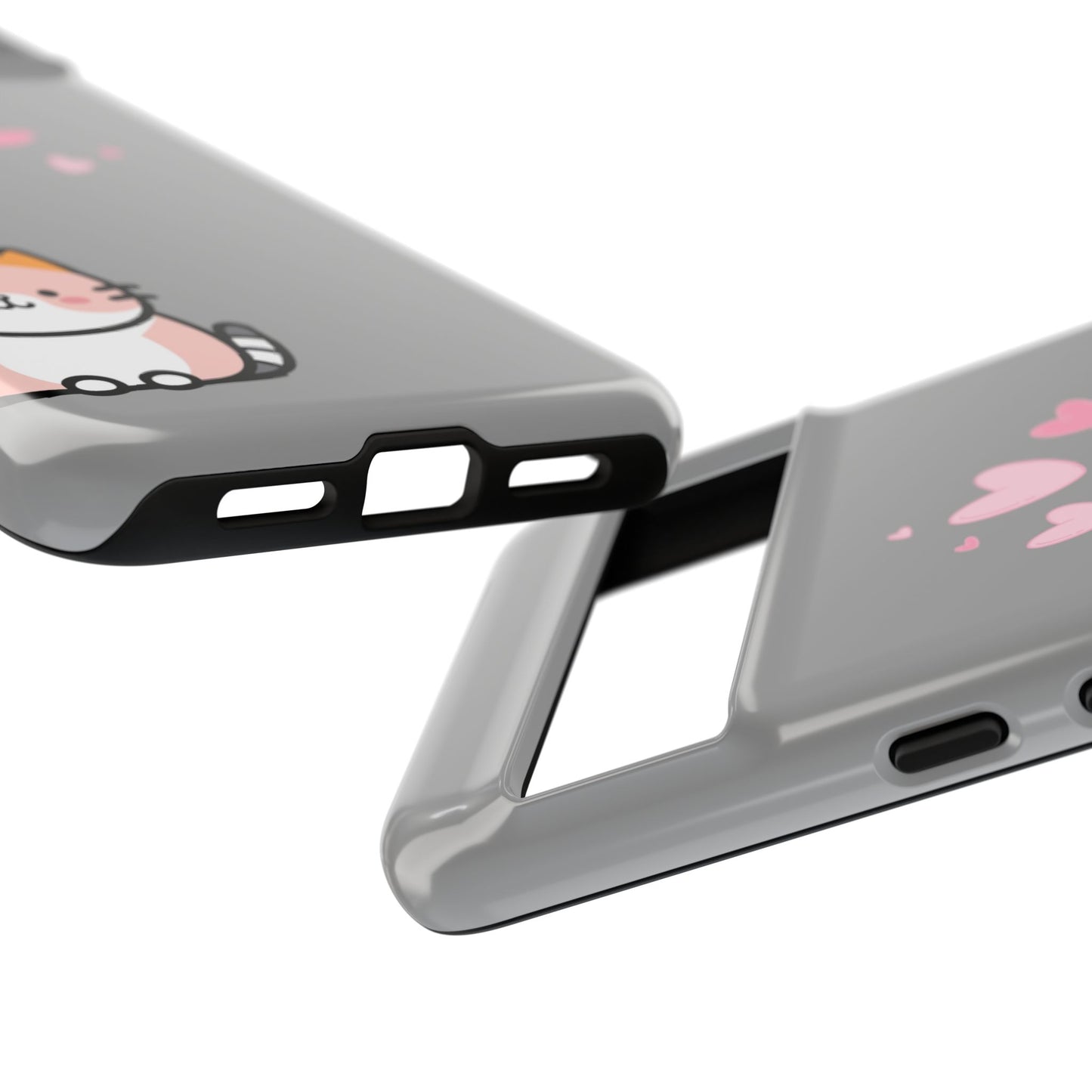 Stylish Tough Phone Case, Durable Glossy Cover, Cute Trendy Design, Perfect Smartphone Protection
