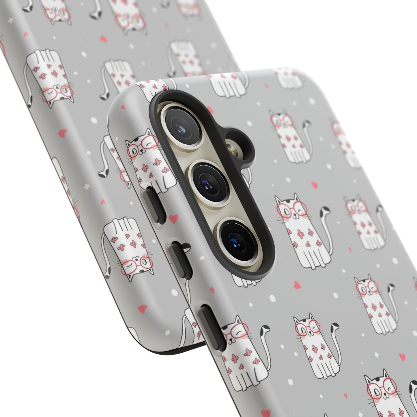 Durable Tough Phone Case, Stylish Glossy Cover, Trendy Cute Design, Perfect for Smartphone Use