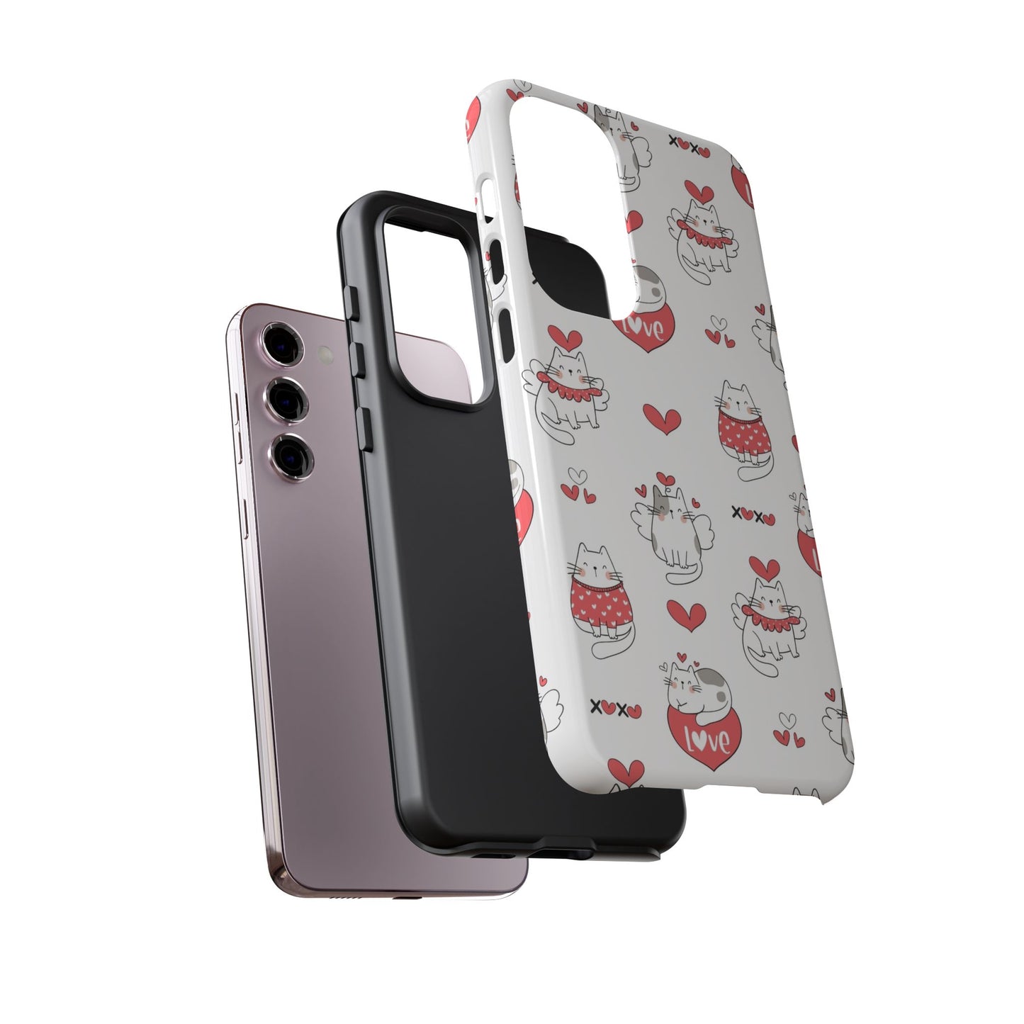 Durable Tough Phone Case, Trendy Glossy Cover, Stylish Cute Design, Perfect for Smartphone Protection