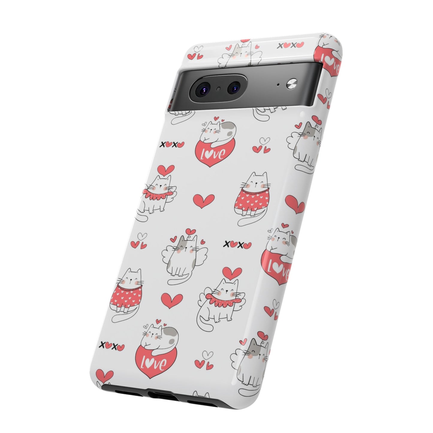 Durable Tough Phone Case, Trendy Glossy Cover, Stylish Cute Design, Perfect for Smartphone Protection