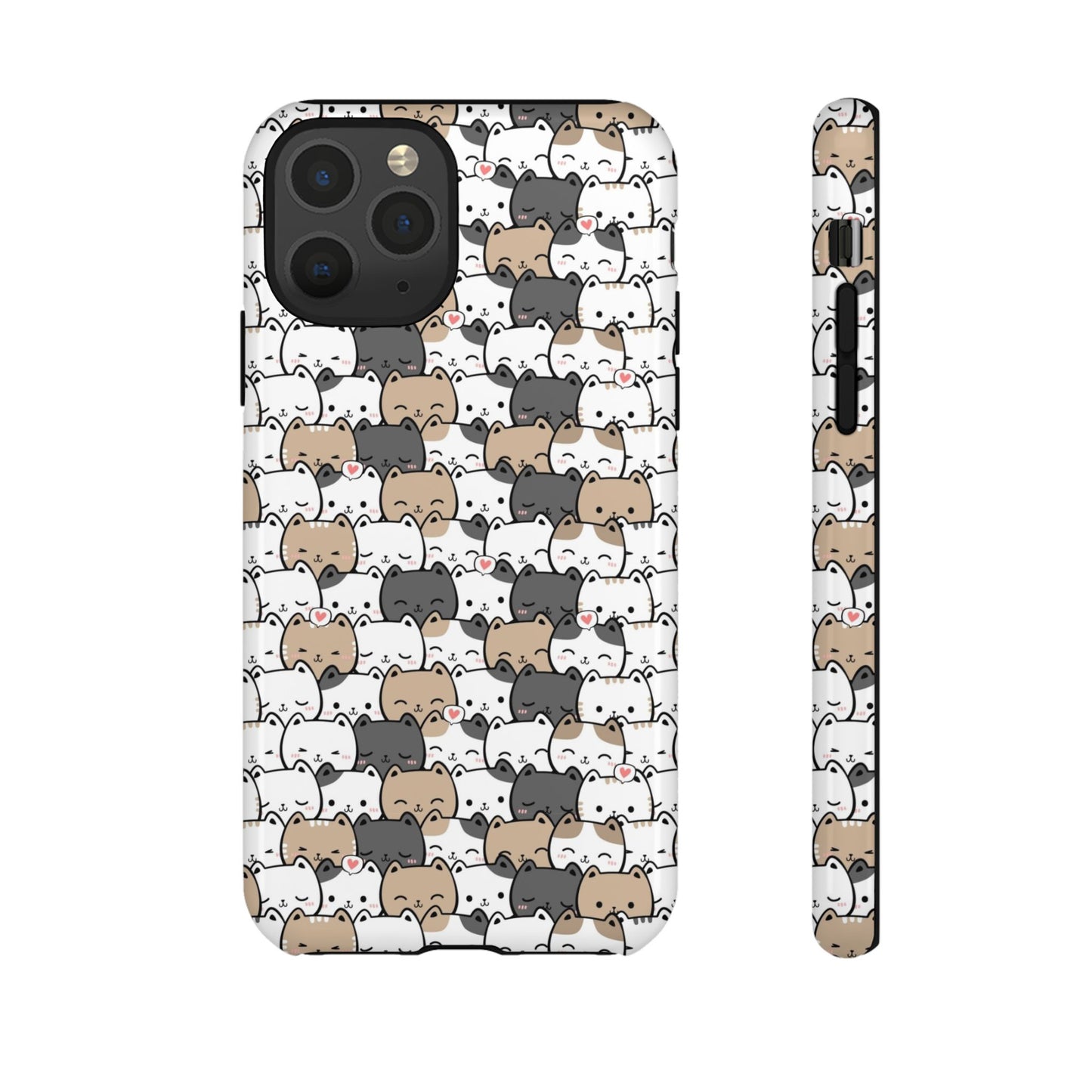 Tough Phone Case, Glossy Cute Finish, Durable and Stylish Design, Trendy Smartphone Protection