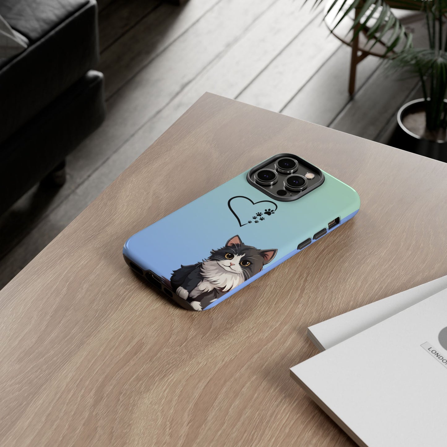 Tough Phone Case, Cute and Stylish Glossy Finish, Trendy Durable Design, Smartphone Protection