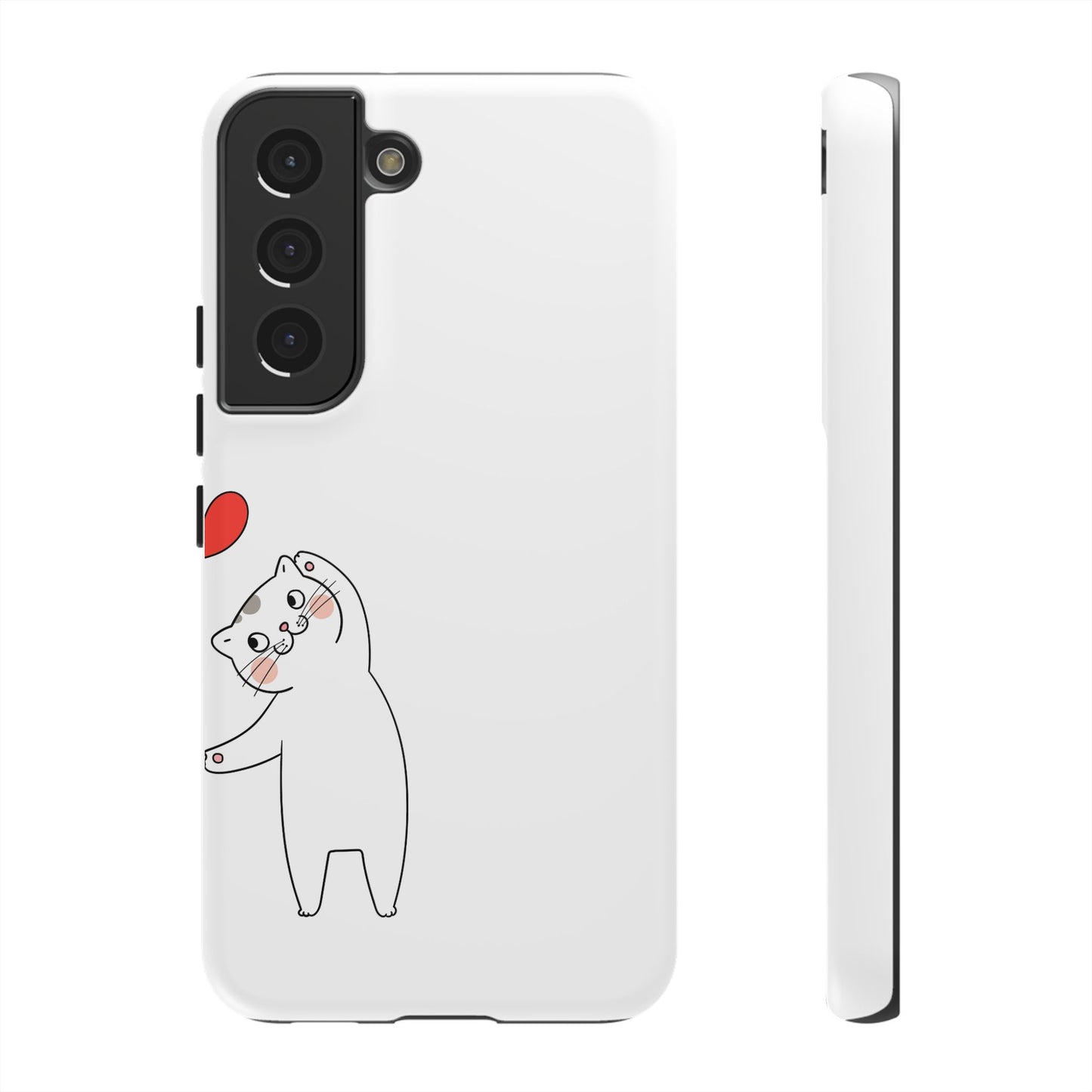 Tough Phone Case, Cute and Stylish Design, Durable Glossy Finish, Trendy Smartphone Protection for Daily Use