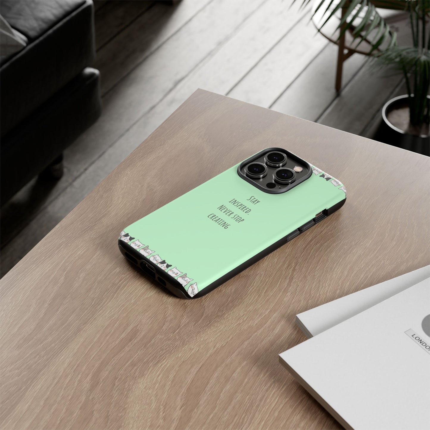 Tough Phone Case, Trendy Durable Glossy Finish, Stylish and Cute Smartphone Cover for Daily Use