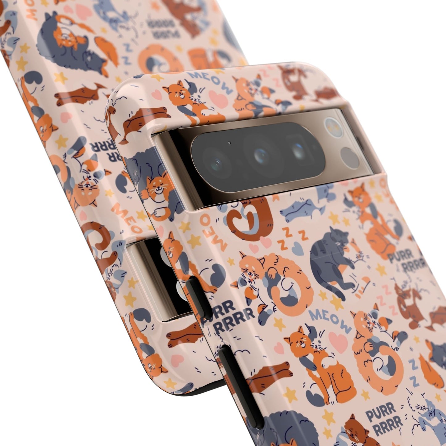 Durable Tough Phone Case, Trendy Cute Glossy Design, Stylish Smartphone Protection for Everyday Use