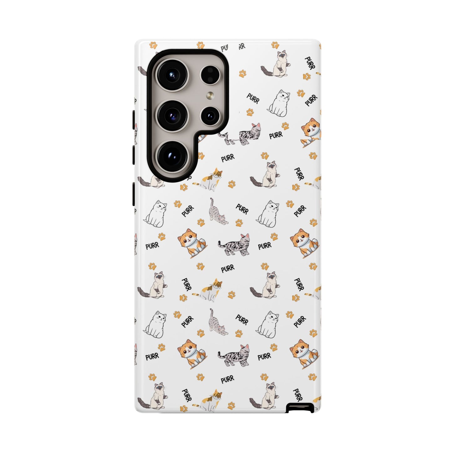 Tough Phone Case, Glossy Finish, Trendy and Cute, Durable Smartphone Protection for Daily Us