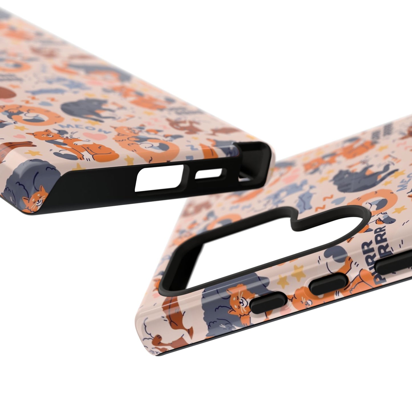 Durable Tough Phone Case, Trendy Cute Glossy Design, Stylish Smartphone Protection for Everyday Use