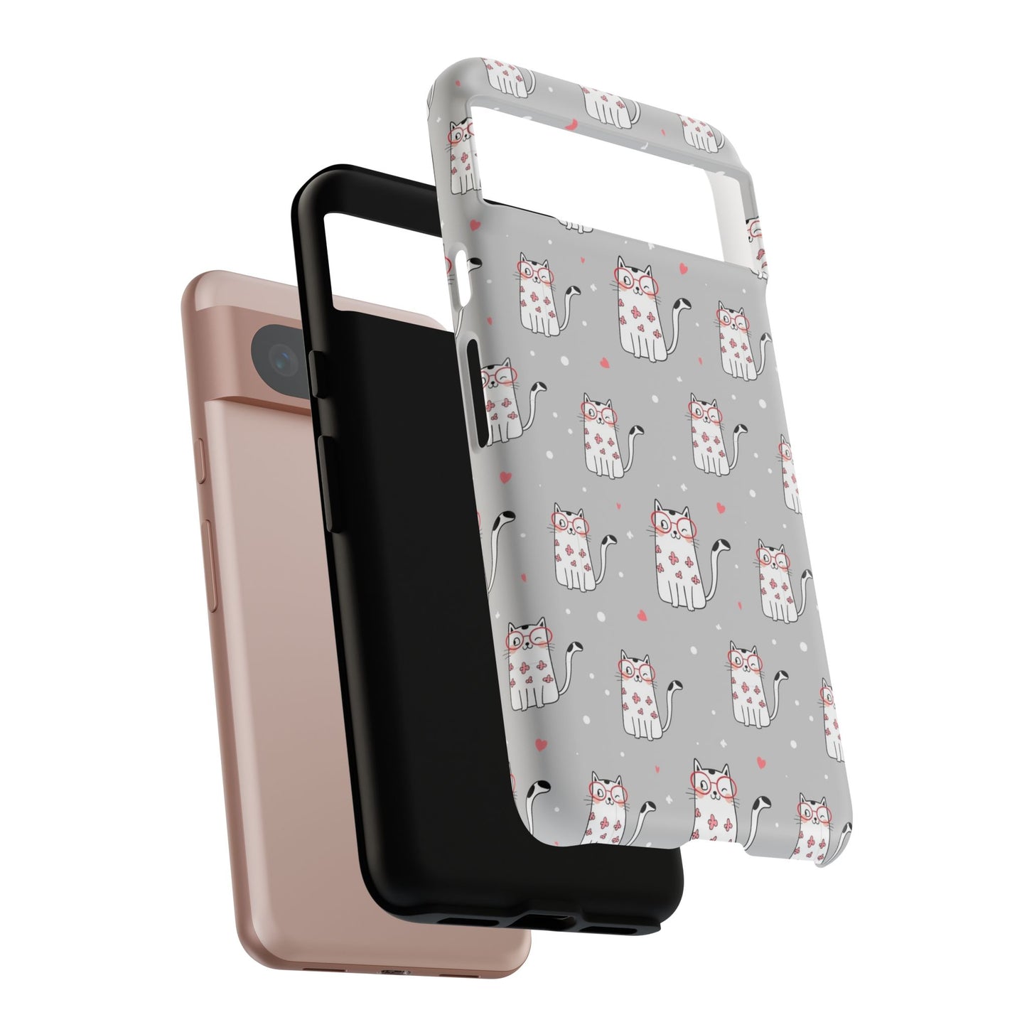 Durable Tough Phone Case, Stylish Glossy Cover, Trendy Cute Design, Perfect for Smartphone Use