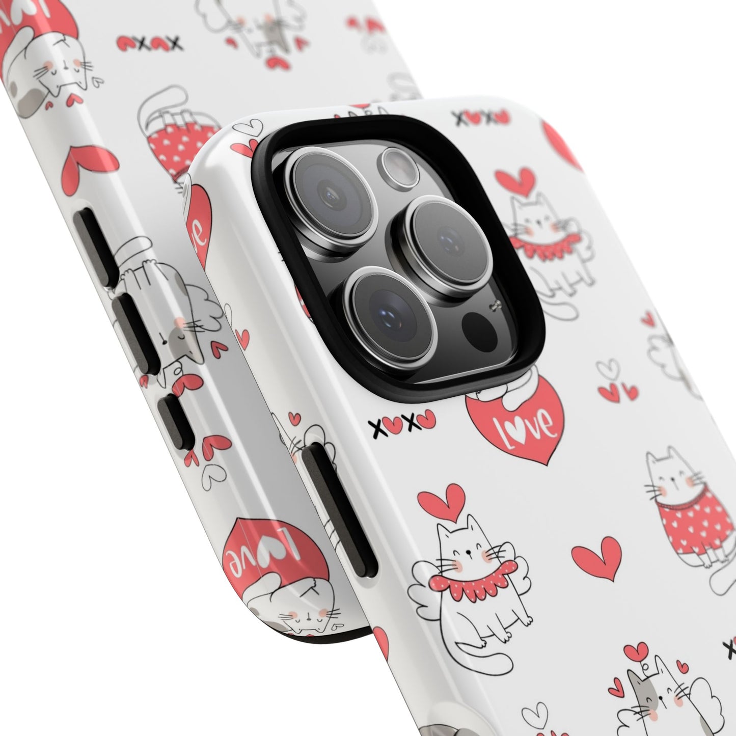 Durable Tough Phone Case, Trendy Glossy Cover, Stylish Cute Design, Perfect for Smartphone Protection