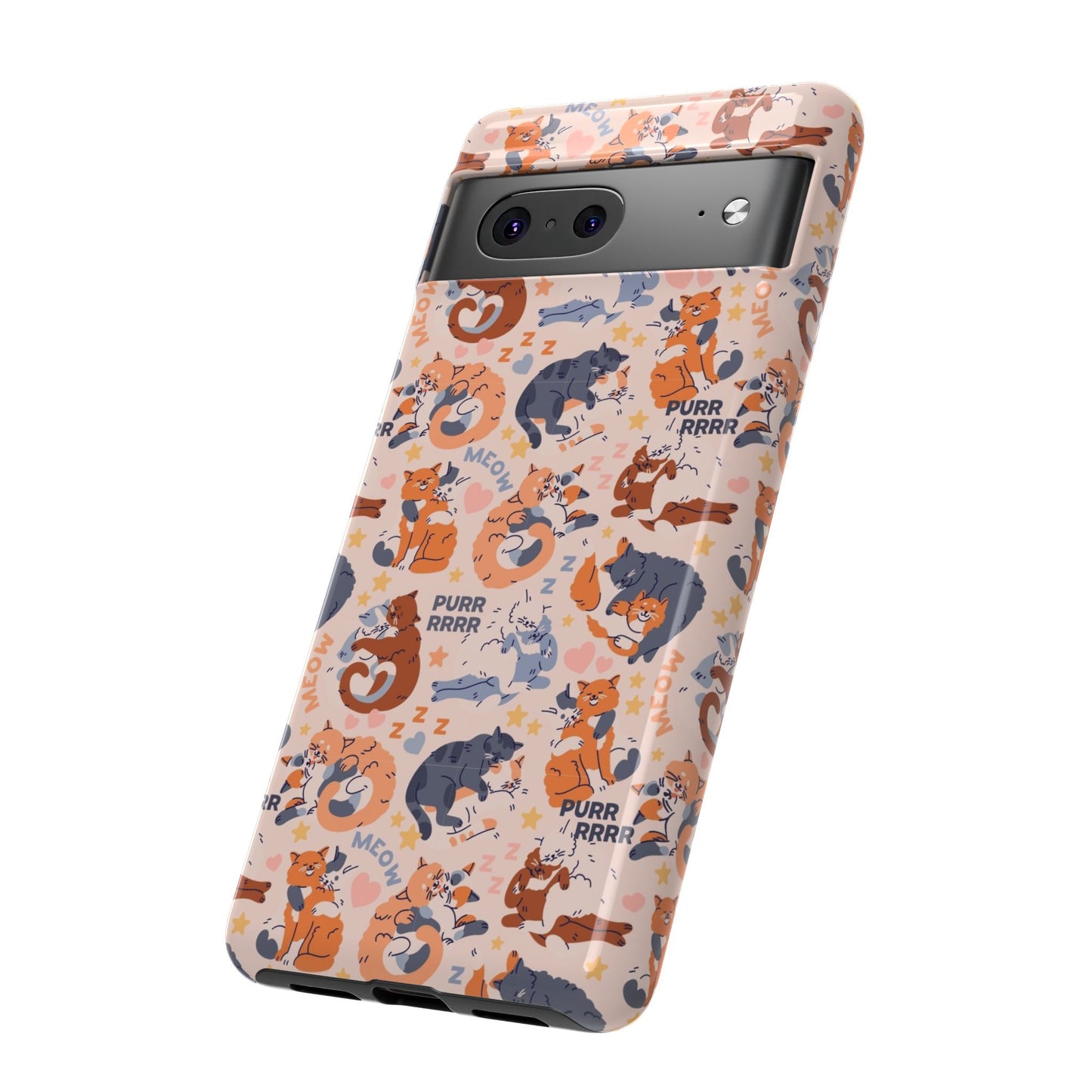 Durable Tough Phone Case, Trendy Cute Glossy Design, Stylish Smartphone Protection for Everyday Use