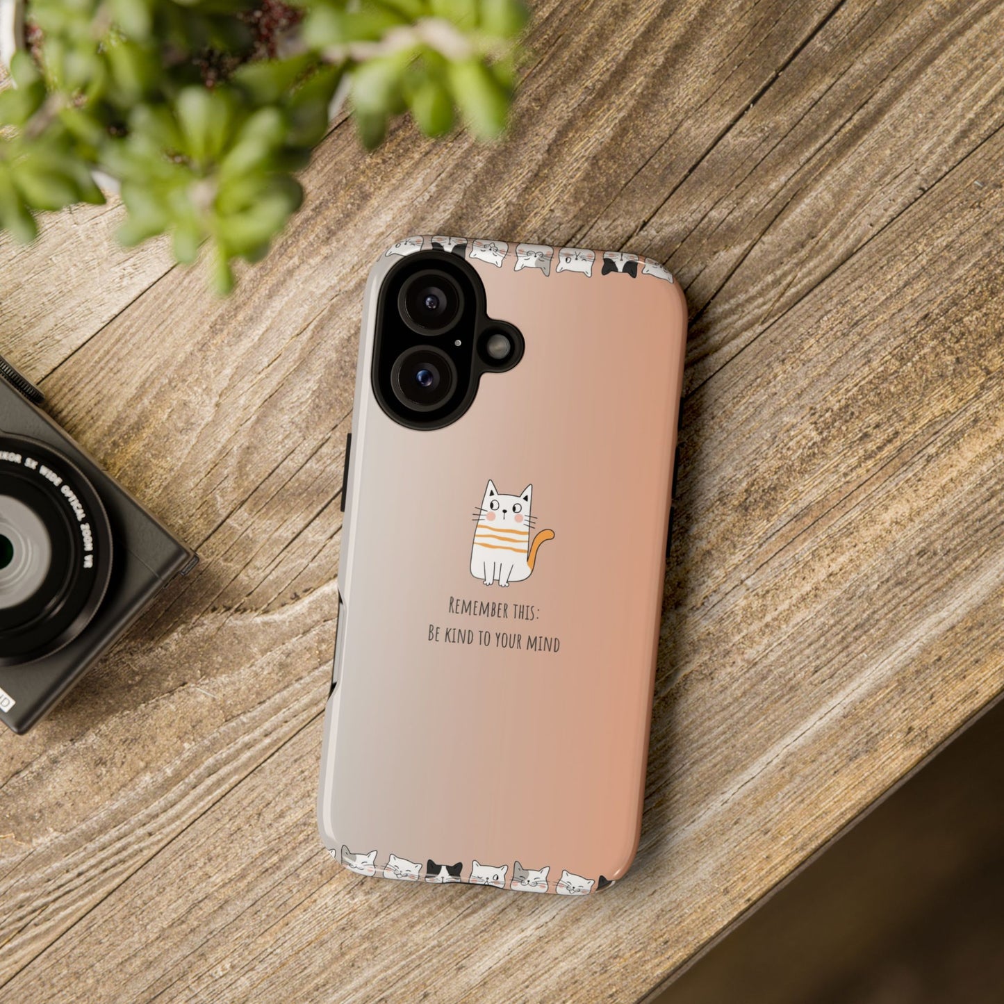 Durable Tough Phone Case, Cute Stylish Design, Glossy Trendy Cover for Smartphone Protection
