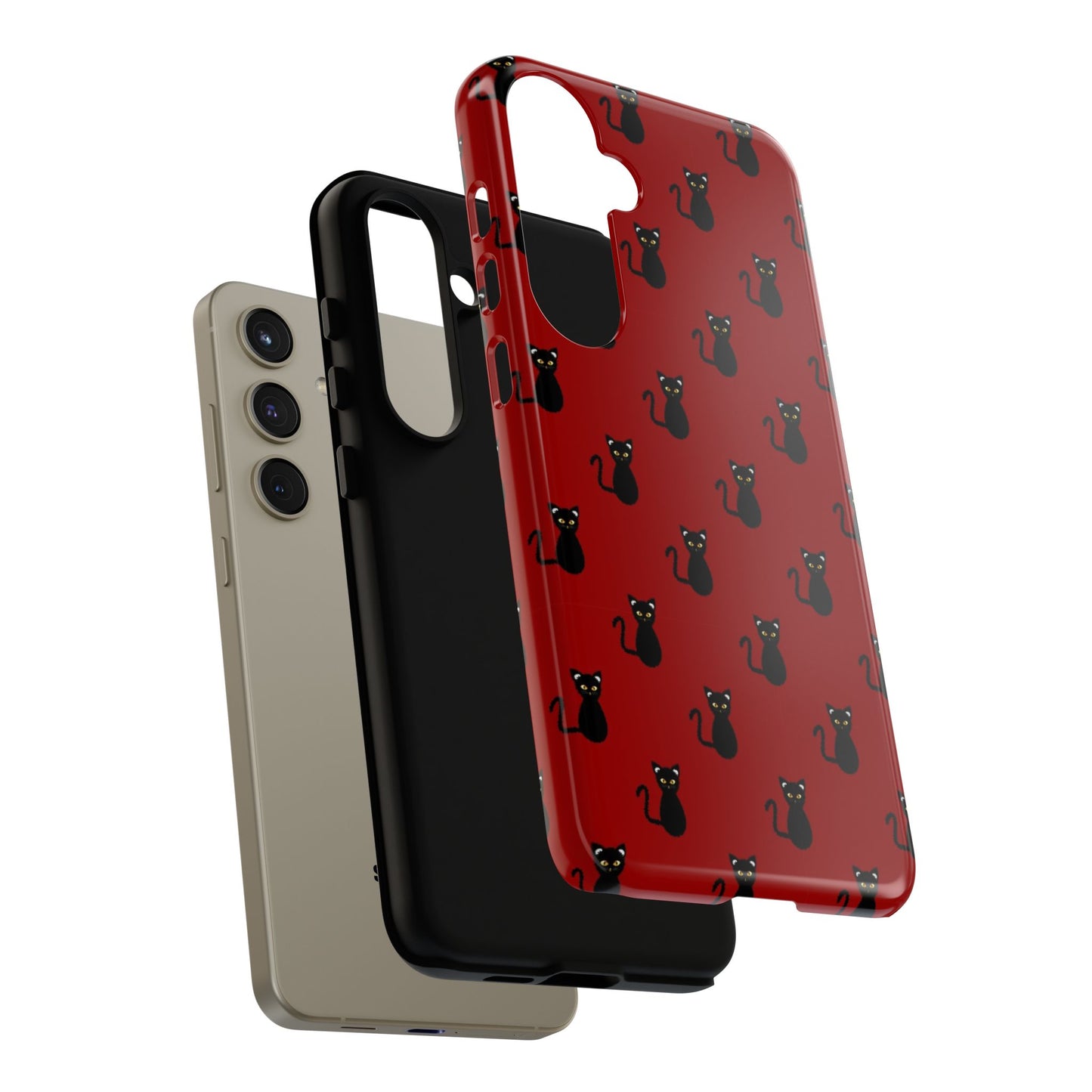 Tough Phone Case, Cute Glossy Finish, Trendy Durable Design, Stylish Cover for Smartphone Protection