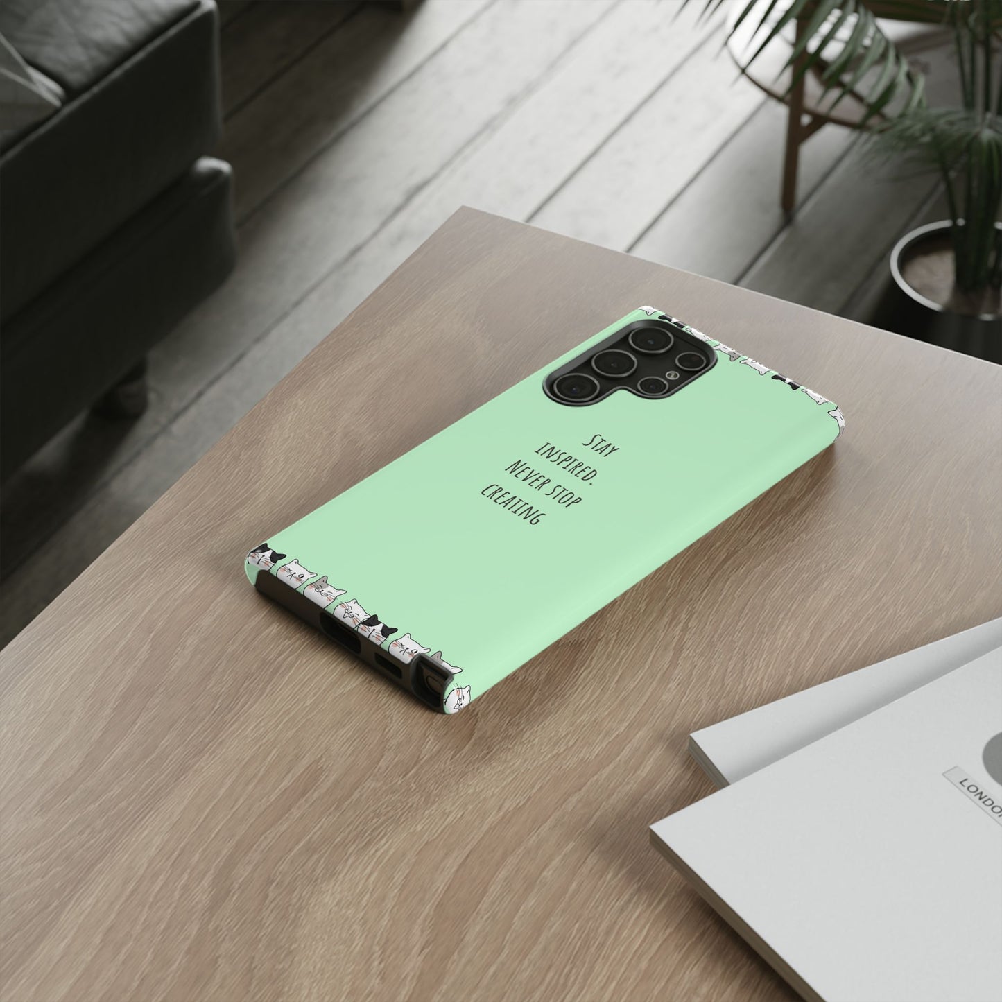 Tough Phone Case, Trendy Durable Glossy Finish, Stylish and Cute Smartphone Cover for Daily Use