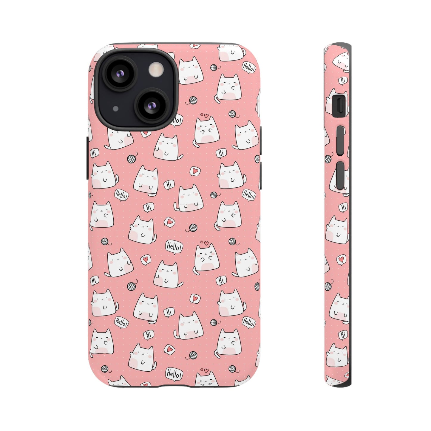 Tough Phone Case, Durable Glossy Cover, Trendy Stylish Design, Cute Protection for Smartphones