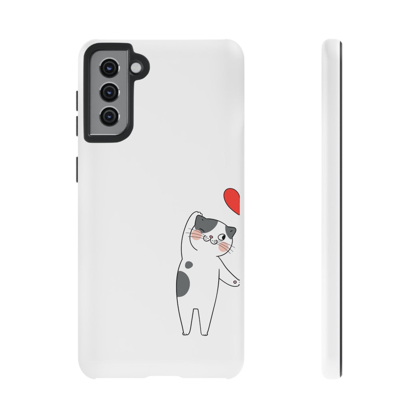 Tough Phone Case, Durable and Trendy Glossy Finish, Cute Stylish Design, Everyday Smartphone Protection