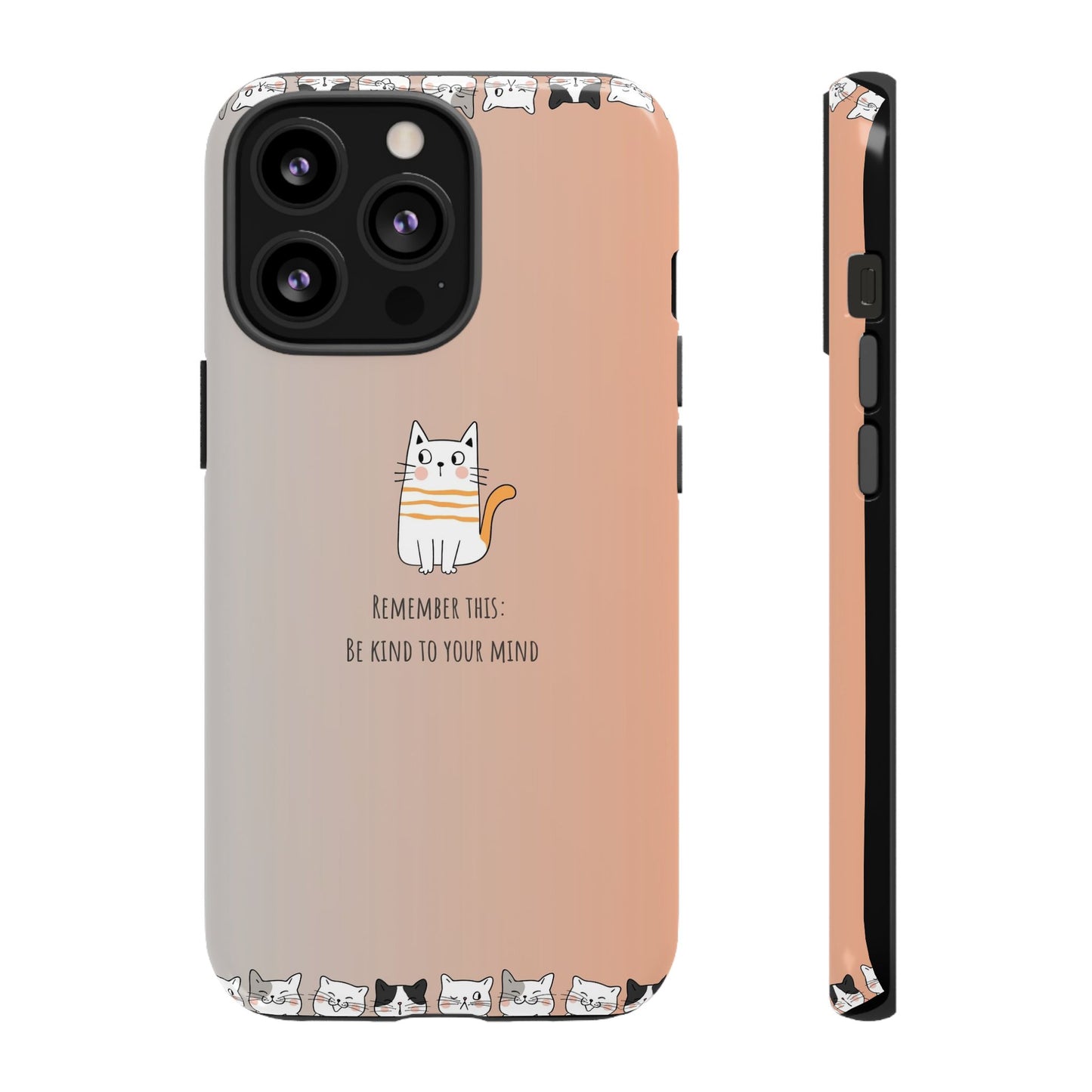 Durable Tough Phone Case, Cute Stylish Design, Glossy Trendy Cover for Smartphone Protection