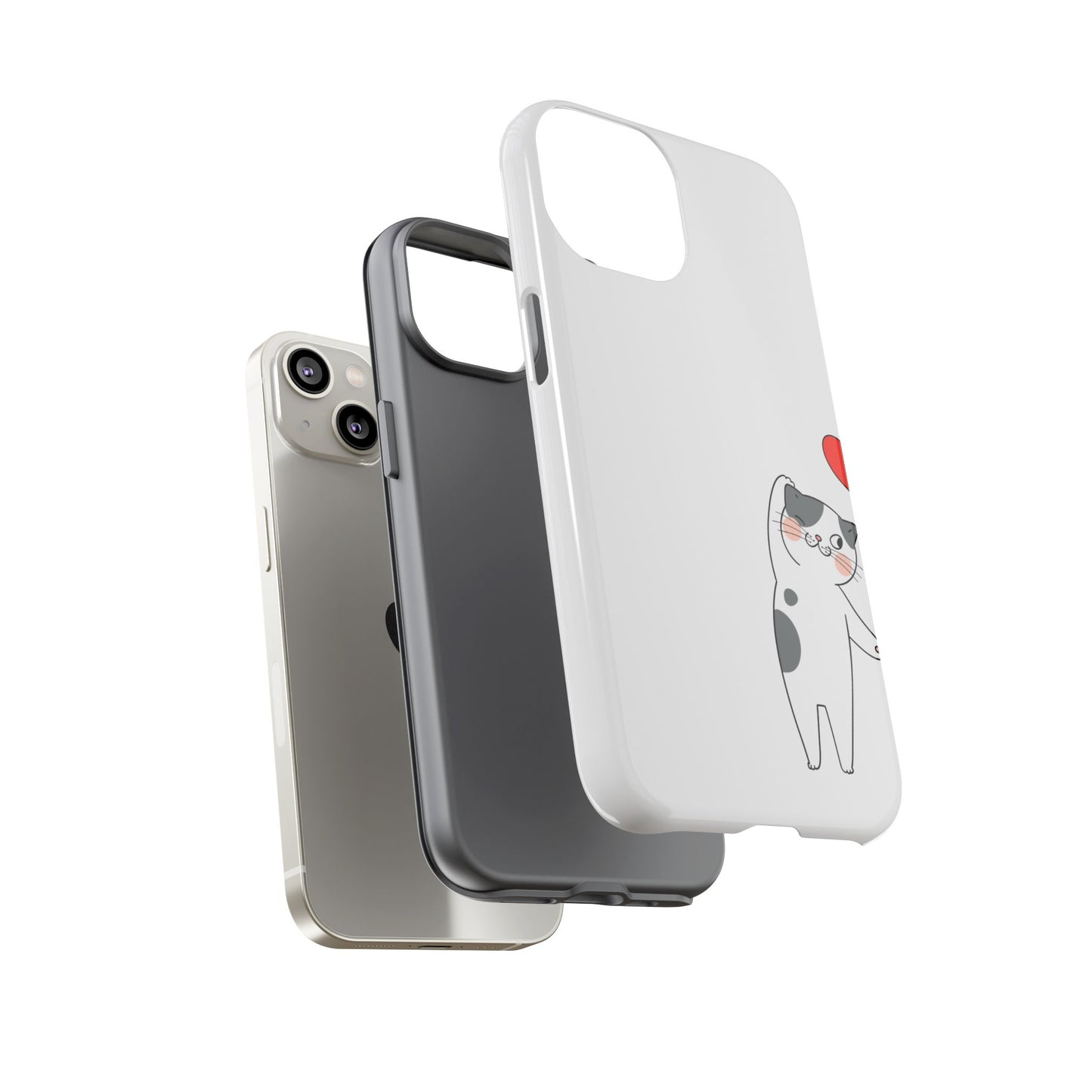 Tough Phone Case, Durable and Trendy Glossy Finish, Cute Stylish Design, Everyday Smartphone Protection