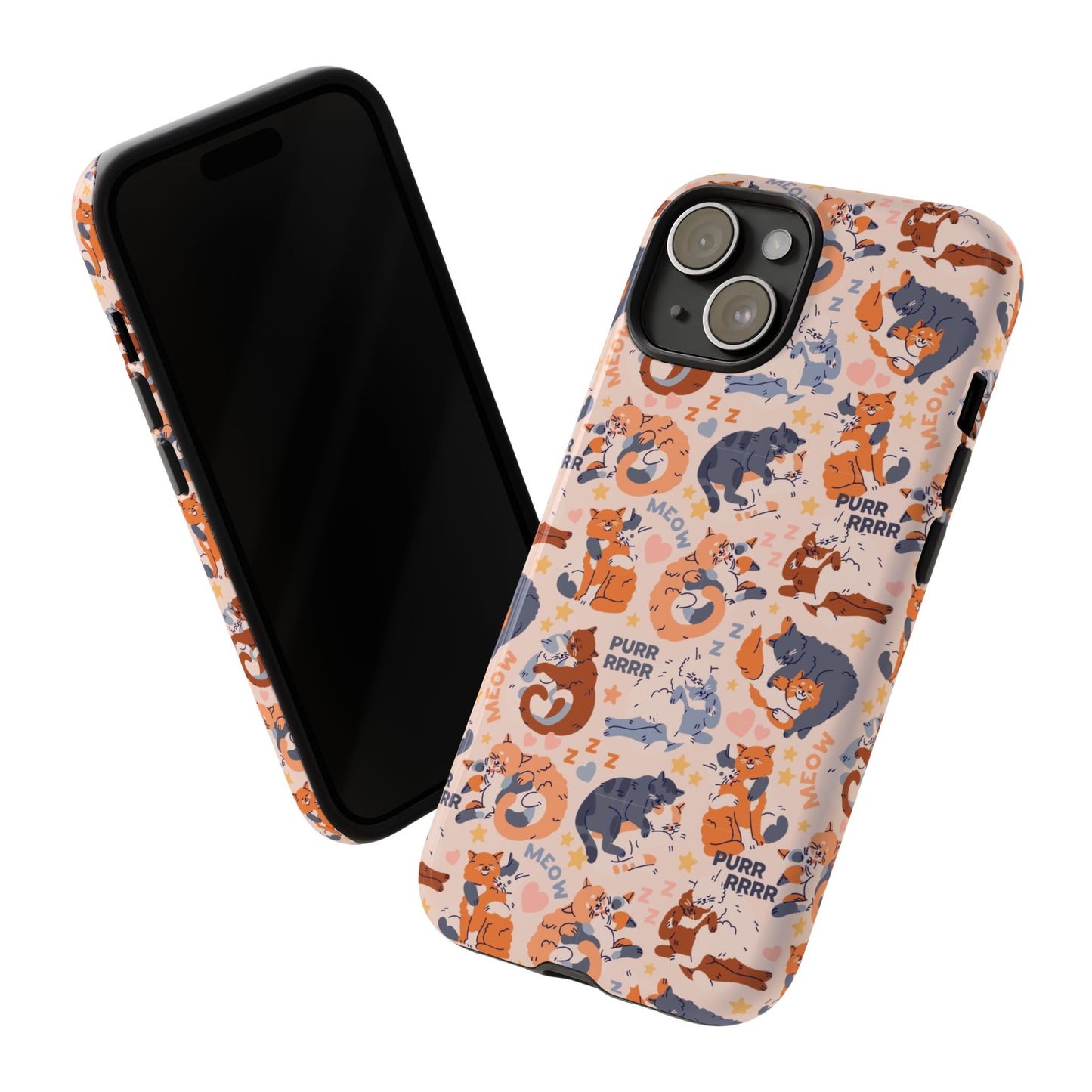 Durable Tough Phone Case, Trendy Cute Glossy Design, Stylish Smartphone Protection for Everyday Use