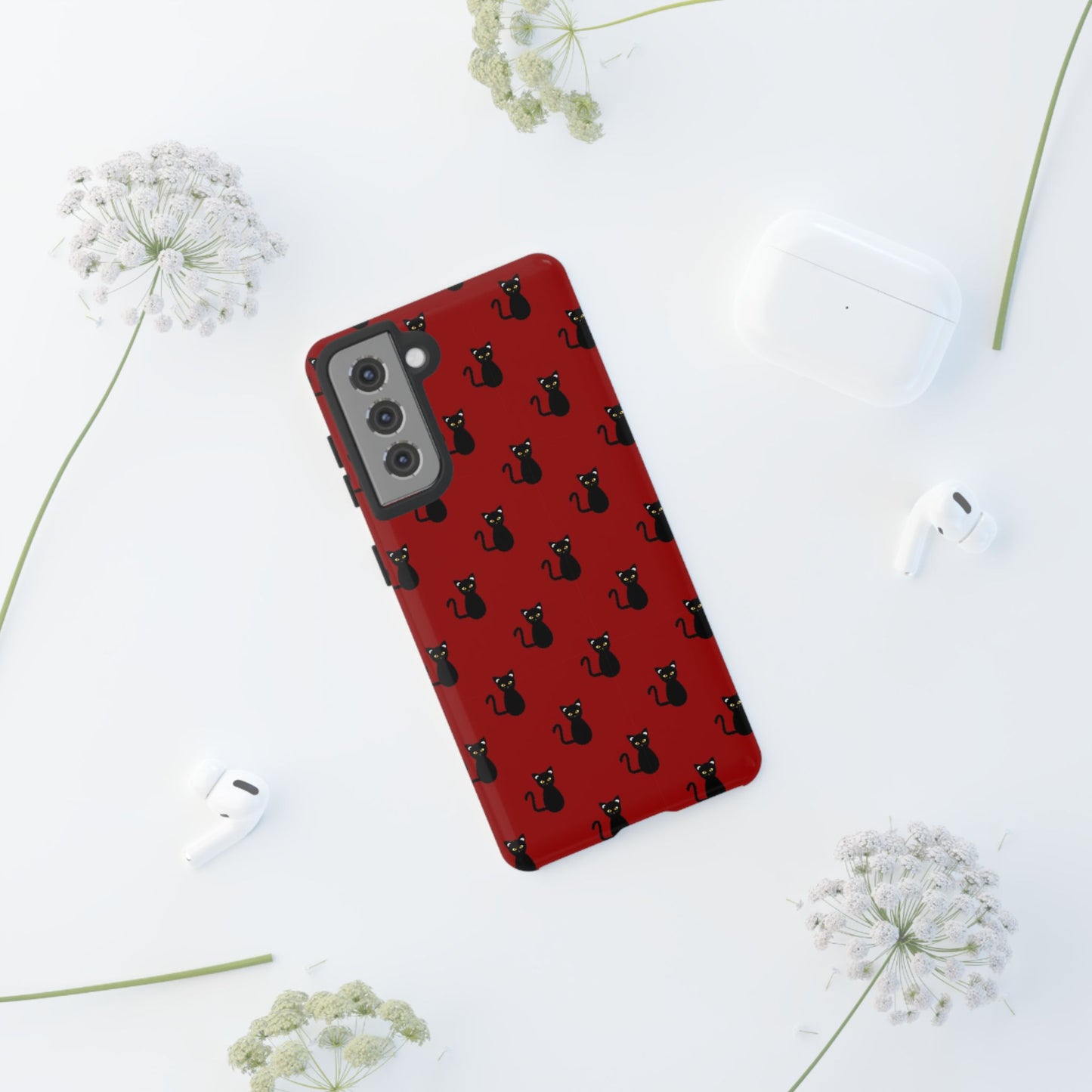 Tough Phone Case, Cute Glossy Finish, Trendy Durable Design, Stylish Cover for Smartphone Protection