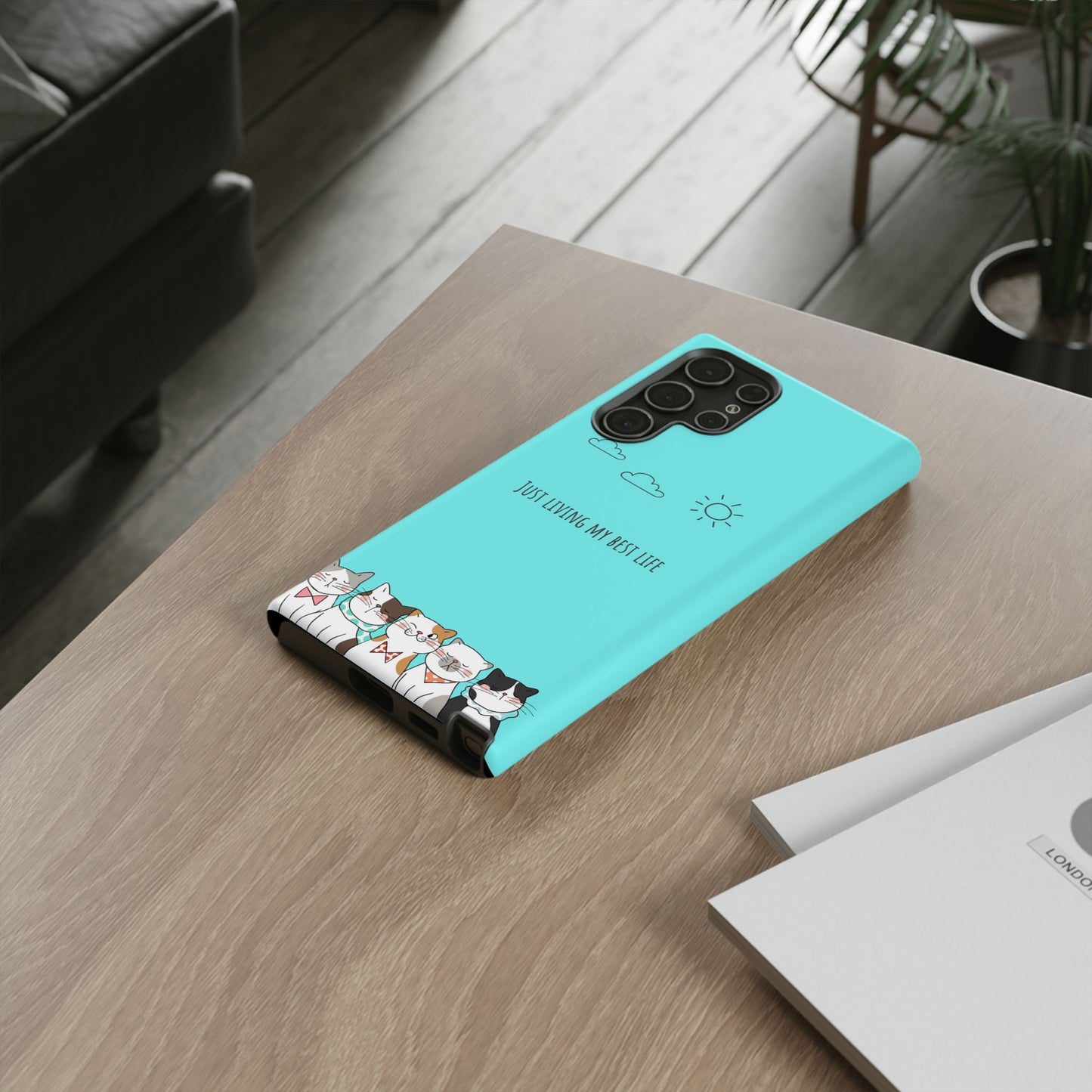 Durable Tough Phone Case, Stylish Trendy Glossy Finish, Cute Design for Smartphone Protection