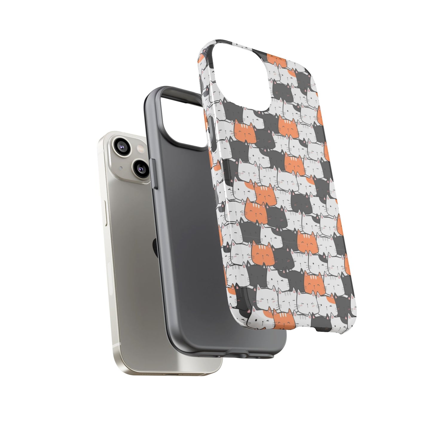 Durable Tough Phone Case, Cute and Stylish Glossy Finish, Trendy Design for Smartphone Protection