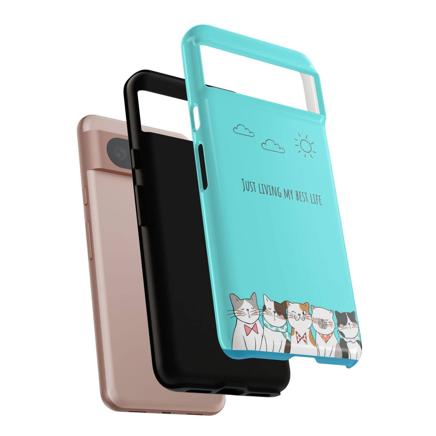 Durable Tough Phone Case, Stylish Trendy Glossy Finish, Cute Design for Smartphone Protection