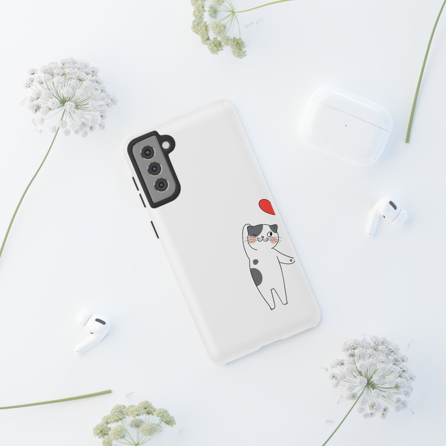 Tough Phone Case, Durable and Trendy Glossy Finish, Cute Stylish Design, Everyday Smartphone Protection
