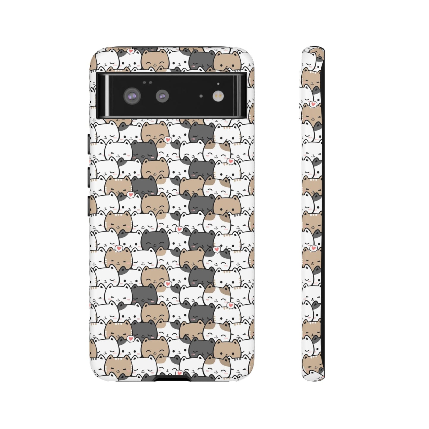 Tough Phone Case, Glossy Cute Finish, Durable and Stylish Design, Trendy Smartphone Protection