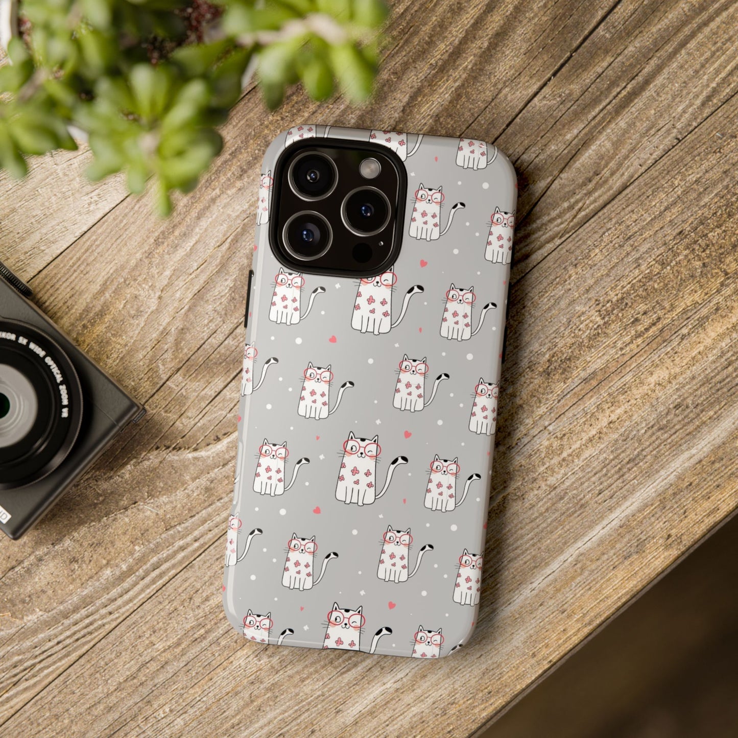 Durable Tough Phone Case, Stylish Glossy Cover, Trendy Cute Design, Perfect for Smartphone Use
