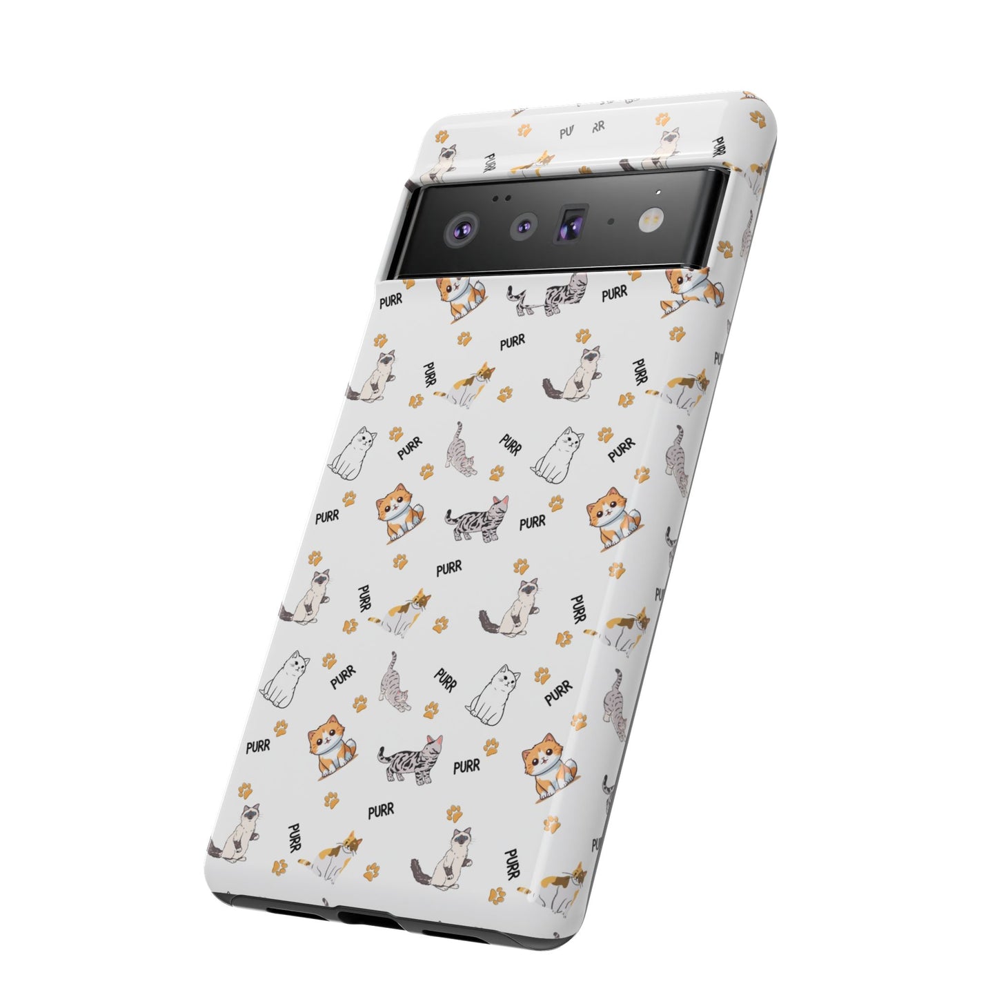 Tough Phone Case, Glossy Finish, Trendy and Cute, Durable Smartphone Protection for Daily Us