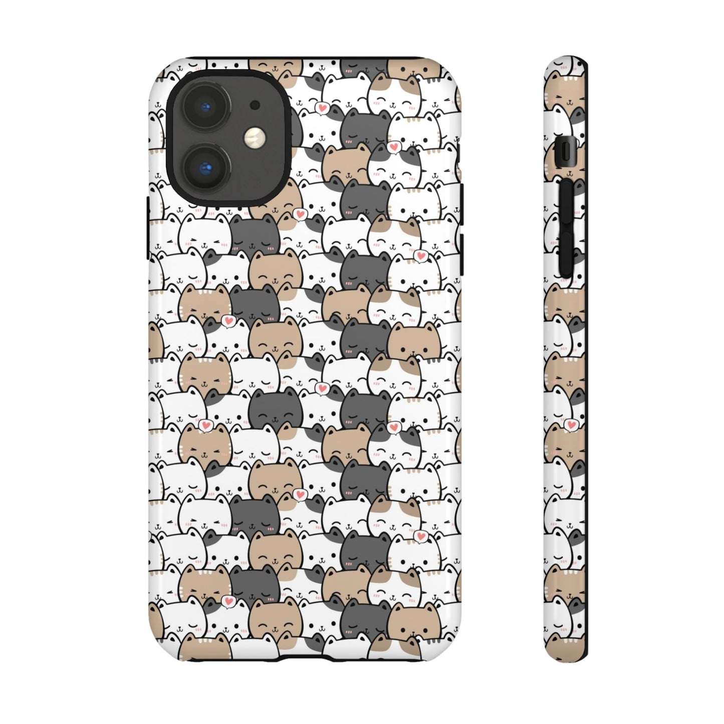 Tough Phone Case, Glossy Cute Finish, Durable and Stylish Design, Trendy Smartphone Protection