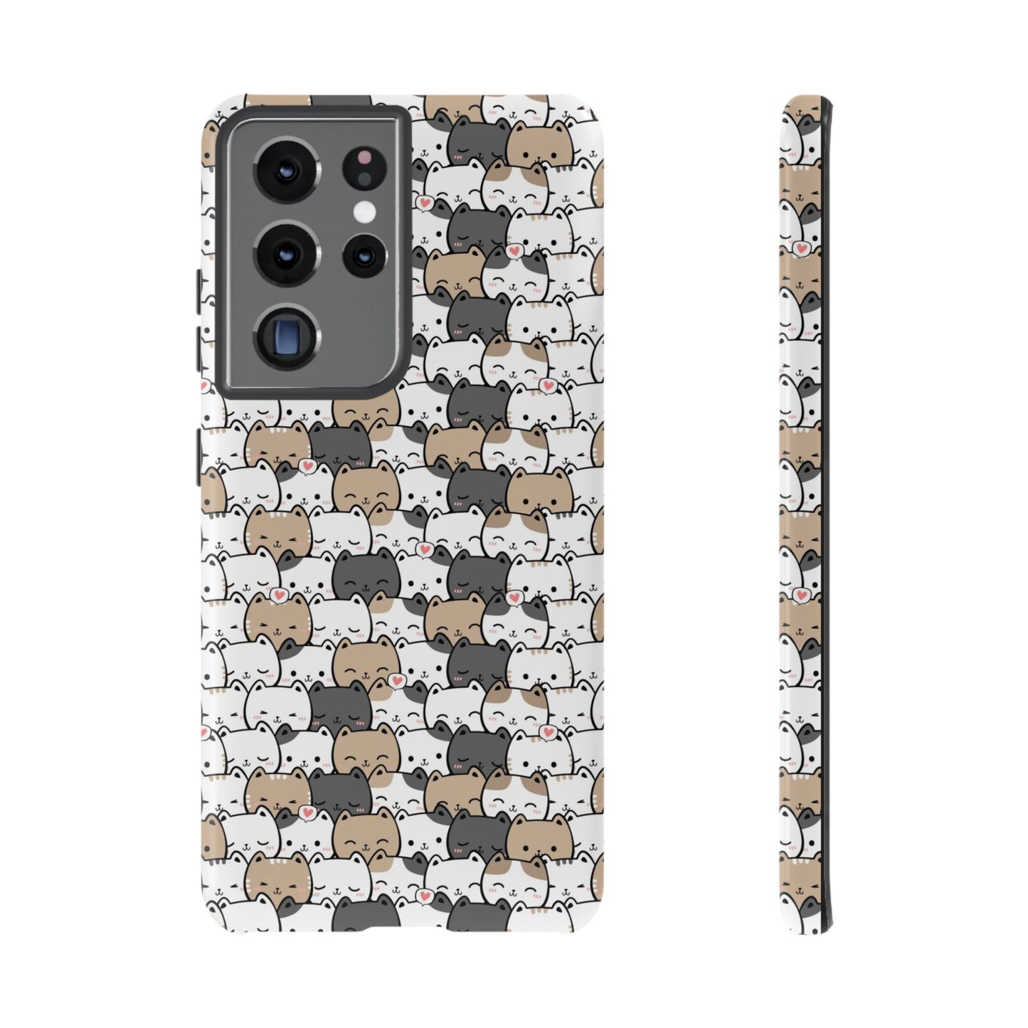 Tough Phone Case, Glossy Cute Finish, Durable and Stylish Design, Trendy Smartphone Protection